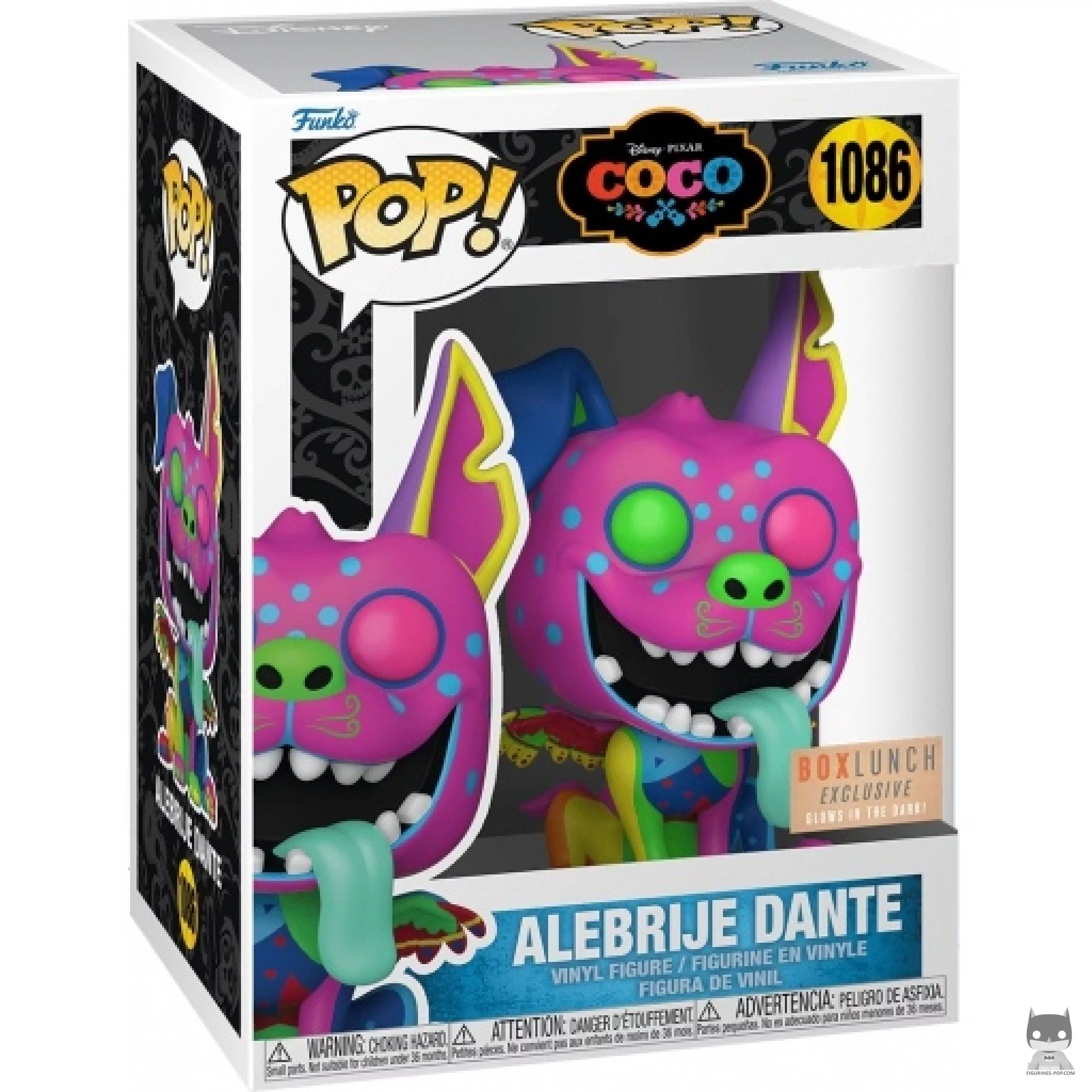 Figurine Funko POP Alebrije Dante (Glow in the Dark) avec boîte