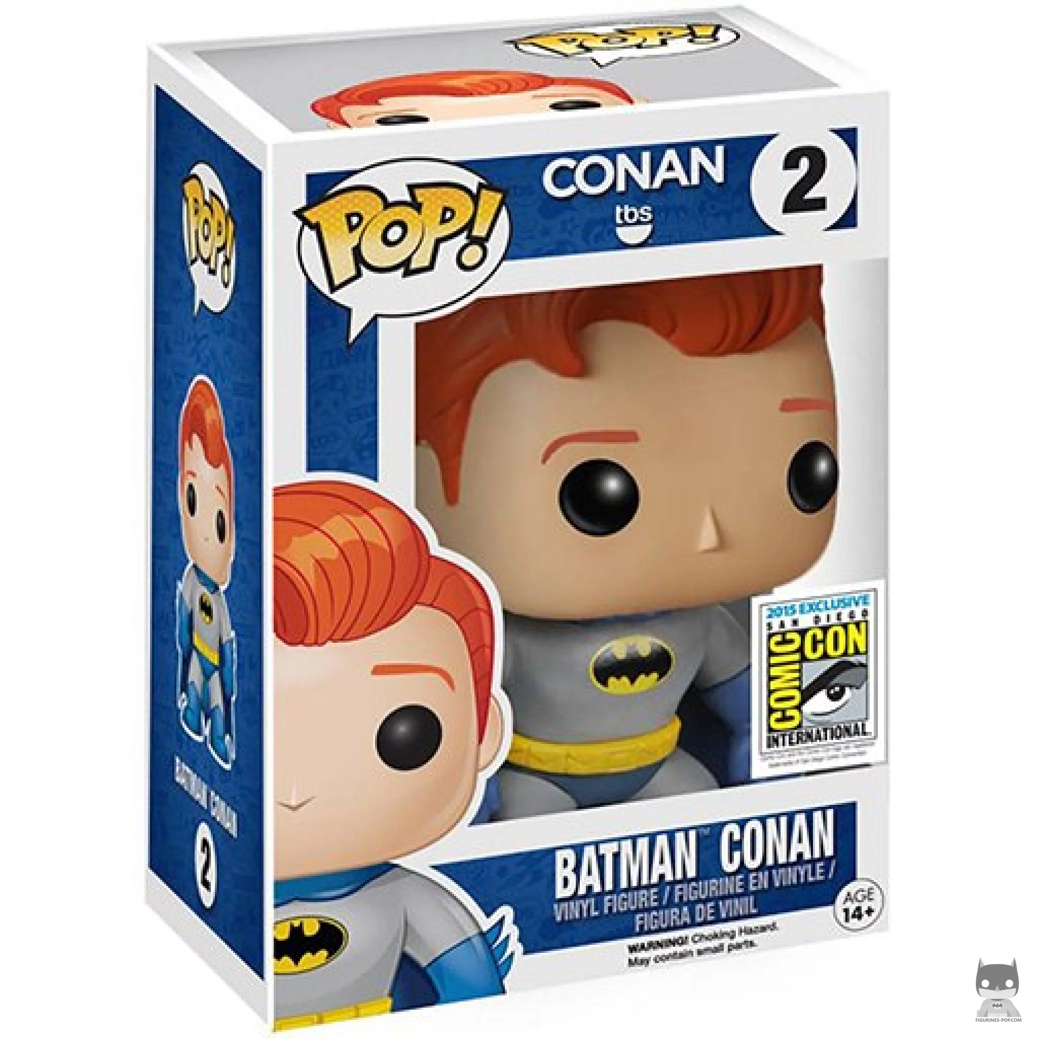 Figurine Funko POP Conan O'Brien en Batman avec boîte