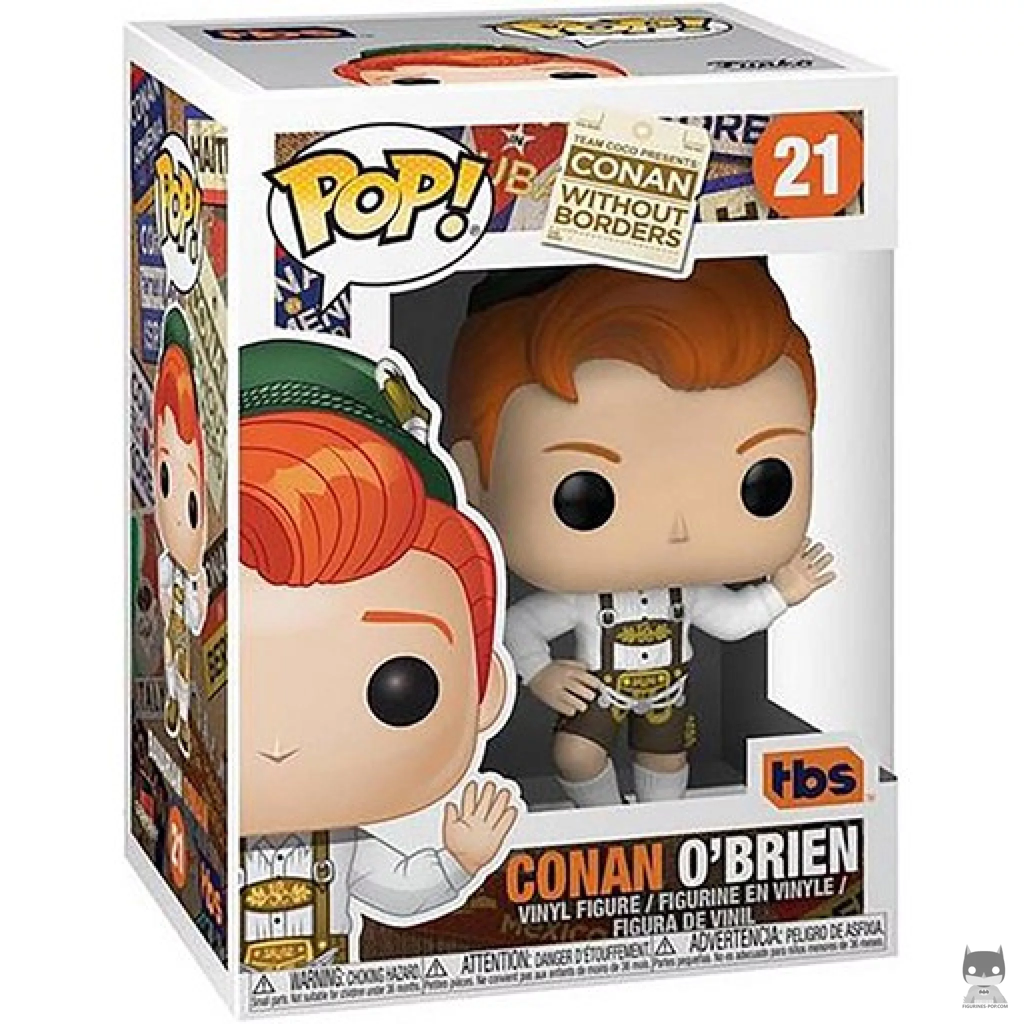 Figurine Funko POP Conan O'Brien en Lederhosen avec boîte