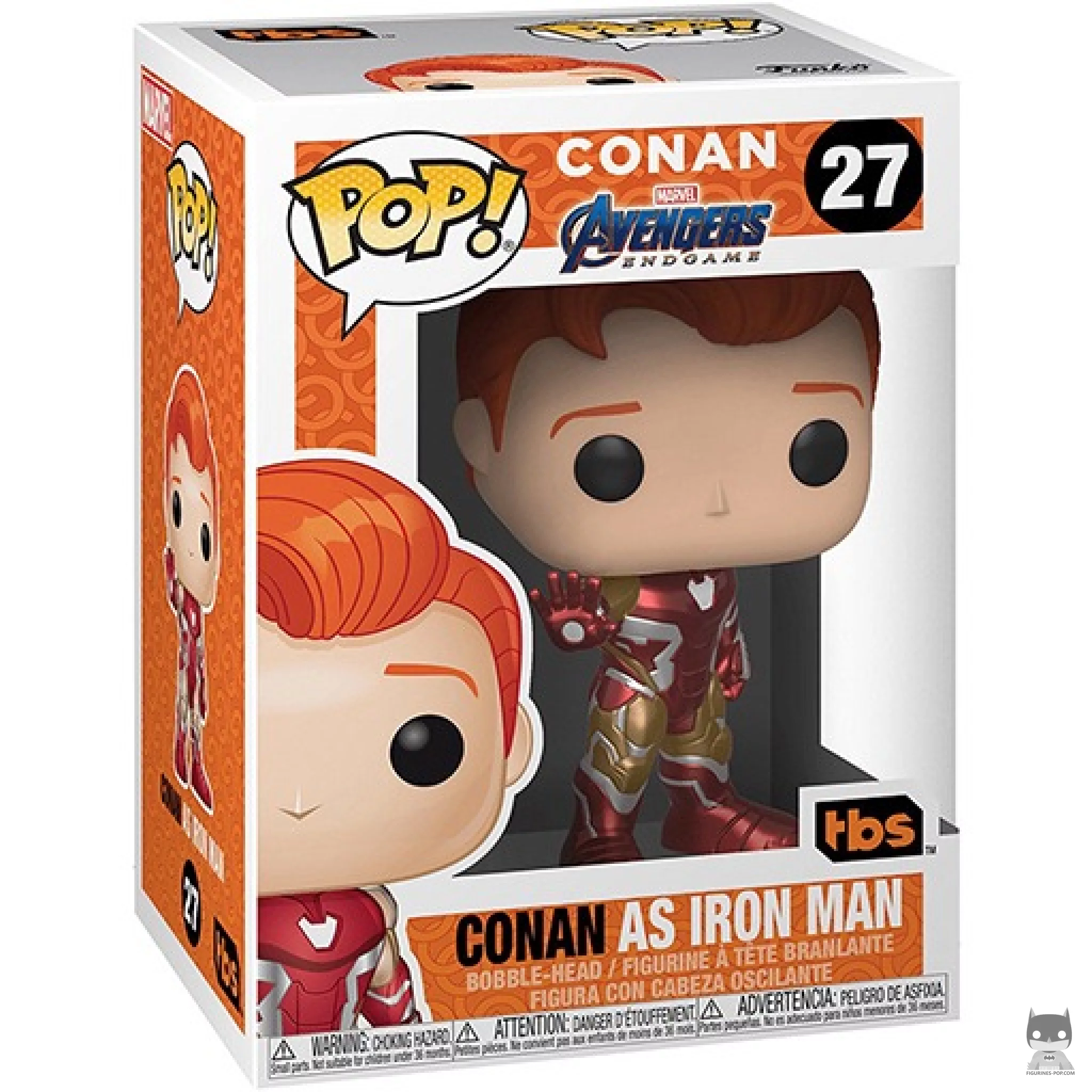 Figurine Funko POP Conan en Iron Man avec boîte