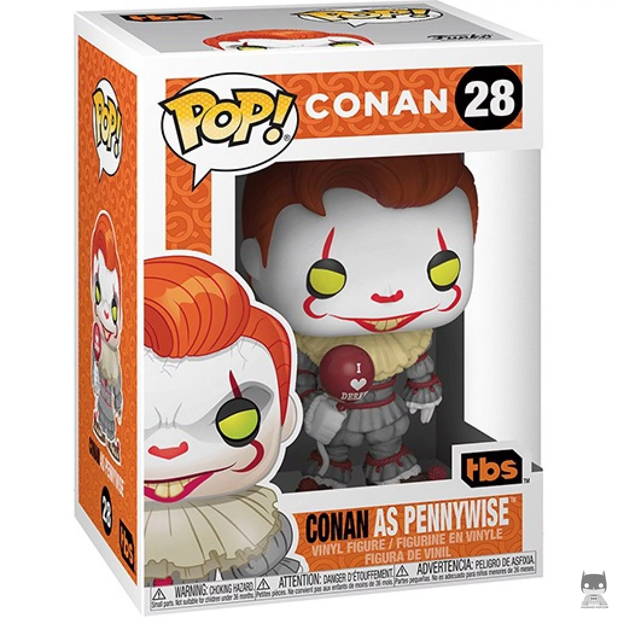 Figurine Funko POP Conan en Pennywise avec boîte
