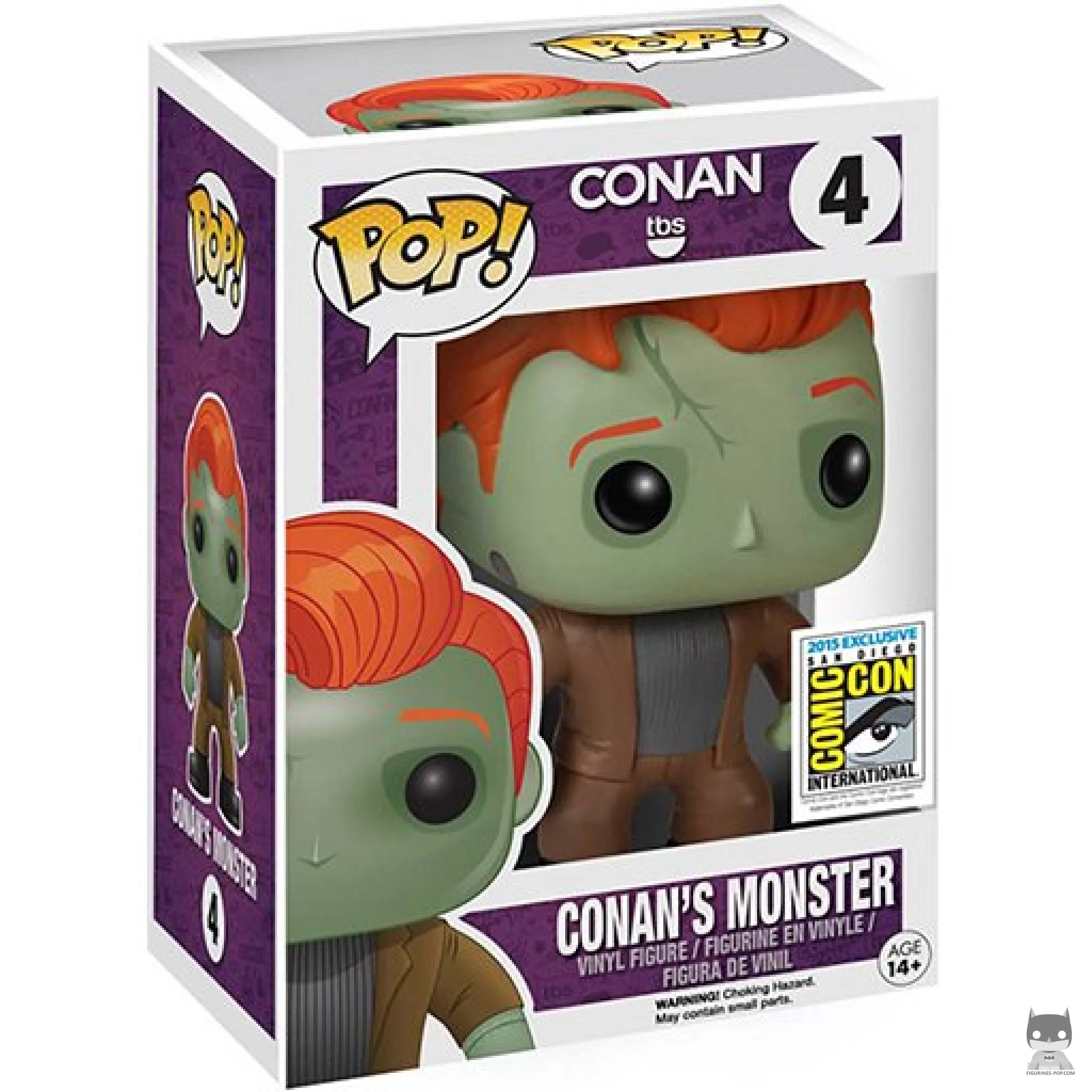 Figurine Funko POP Conan O'Brien en Frankenstein avec boîte