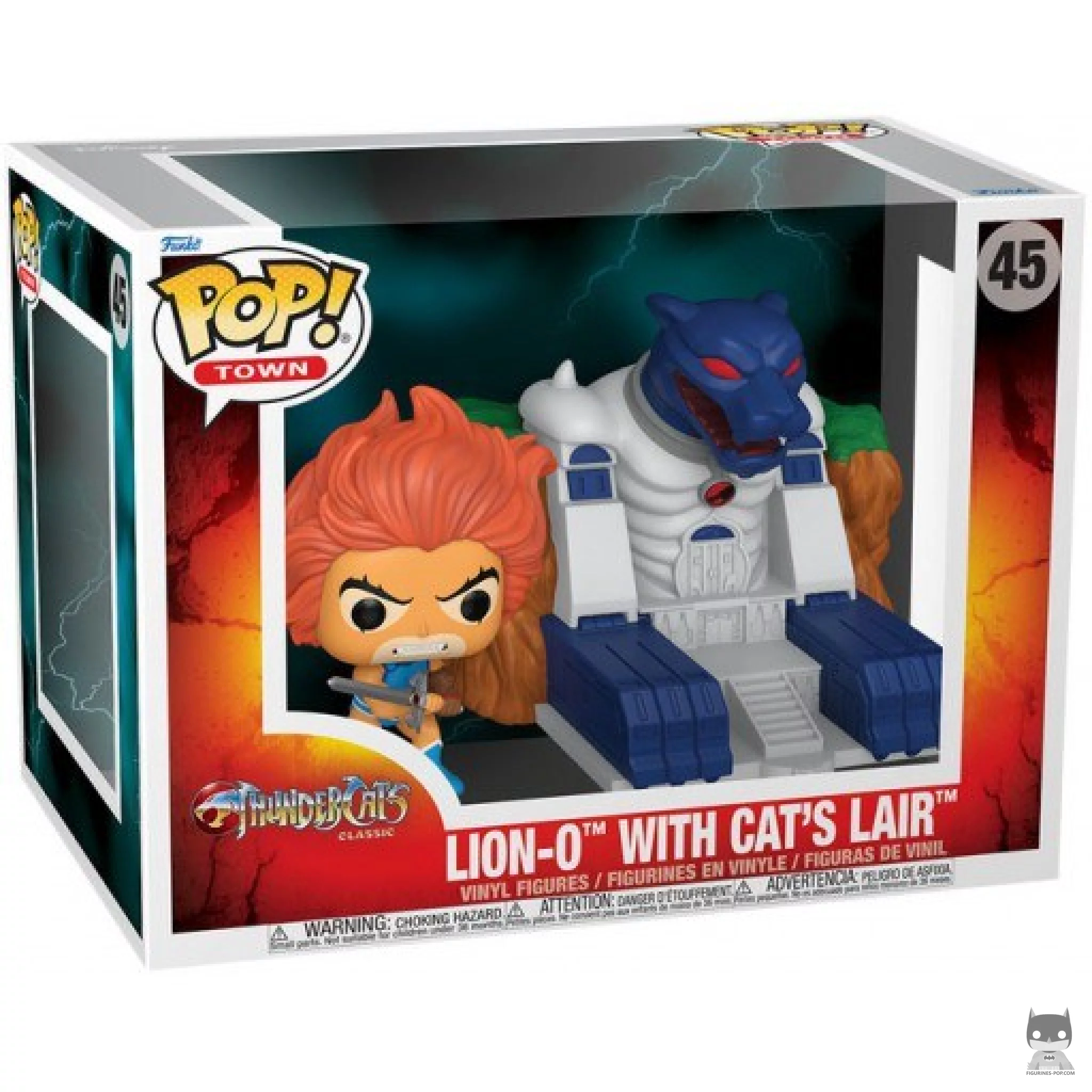 Figurine Funko POP Lion-O Avec Cats' Lair avec boîte