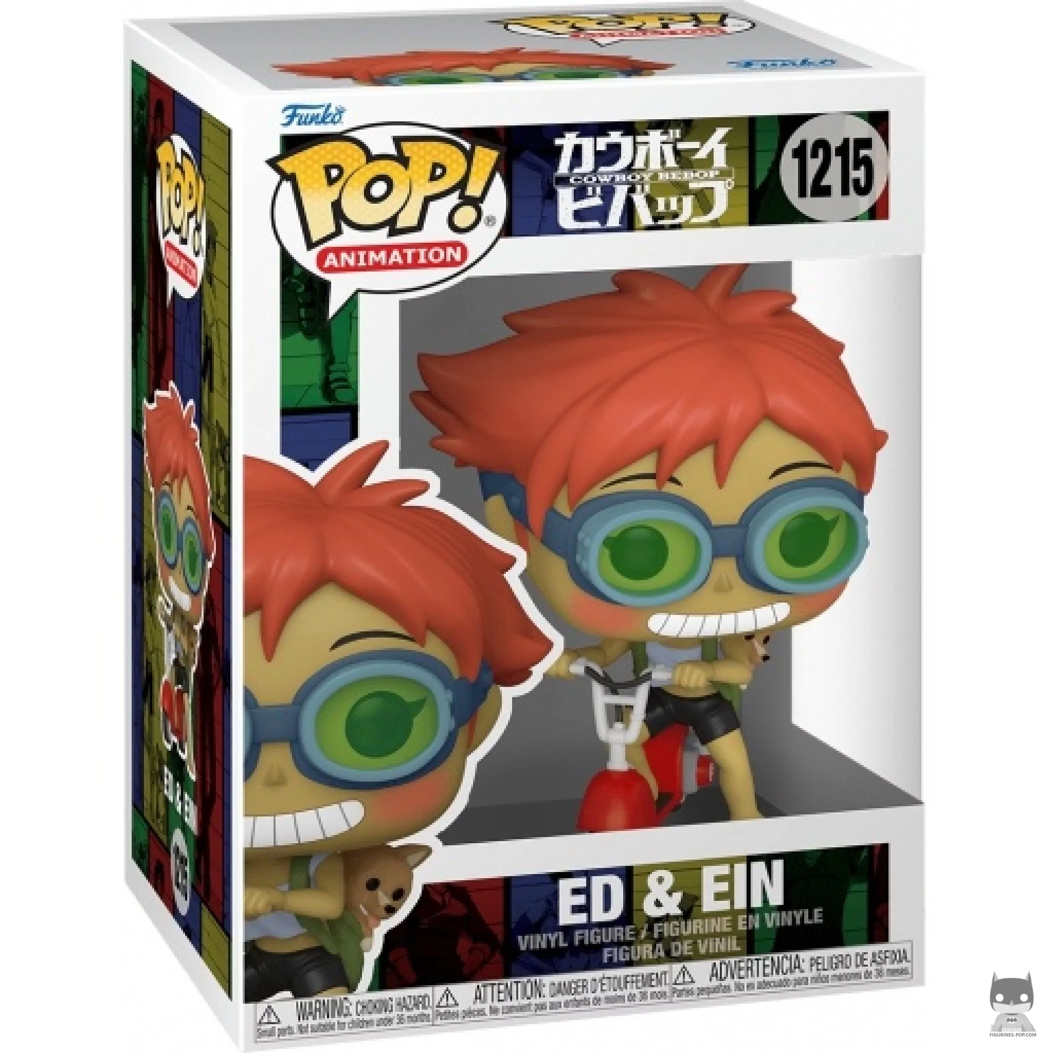 Figurine Funko POP Ed & Ein sur scooter avec boîte