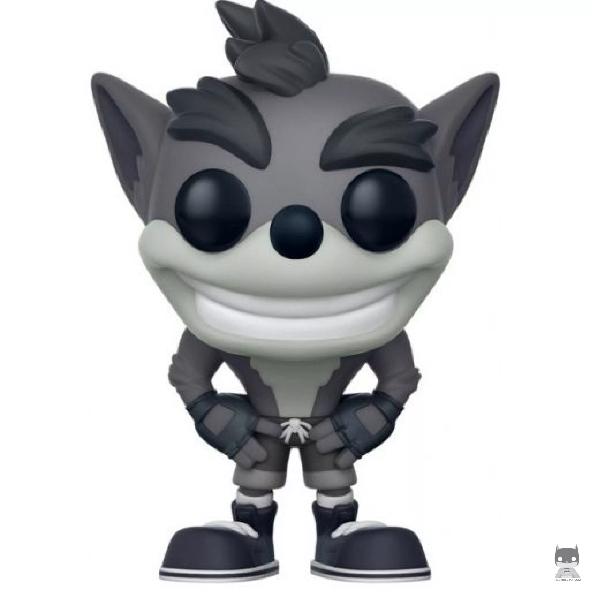 Figurine Funko POP Crash Bandicoot (Noir & Blanc) (Chase) (Crash Bandicoot)