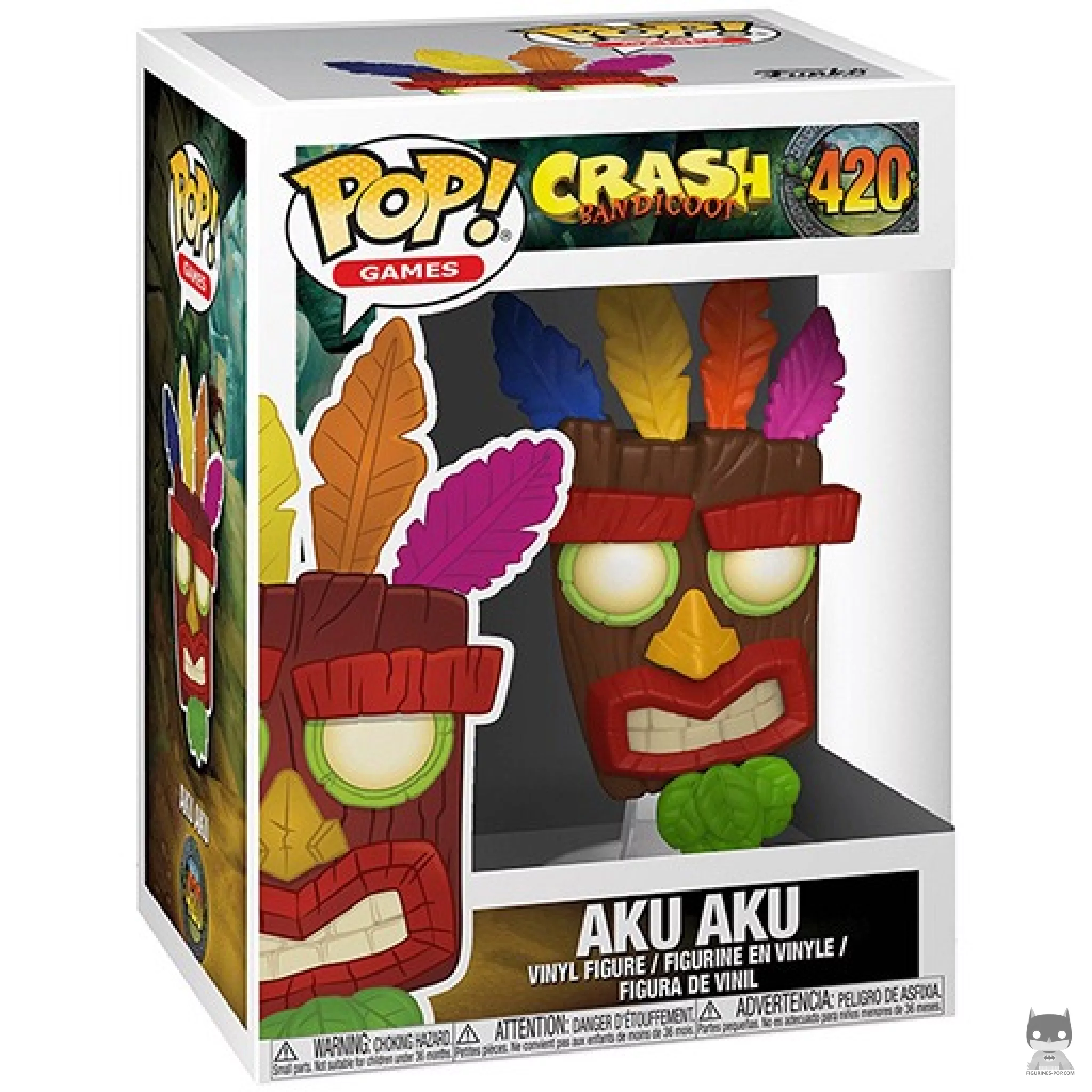 Figurine Funko POP Aku Aku avec boîte