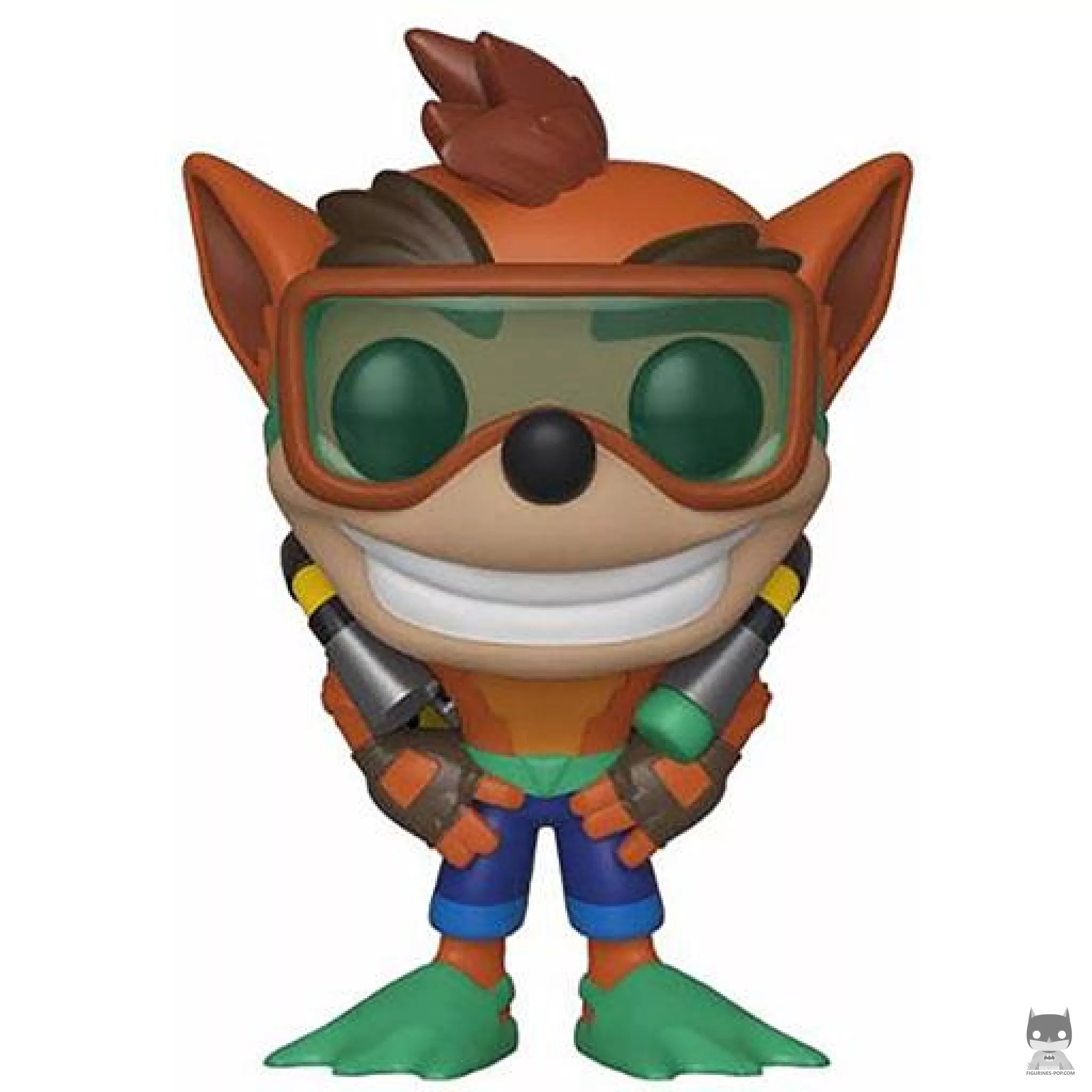 Figurine Funko POP Crash Bandicoot avec équipement de Plongée (Crash Bandicoot)