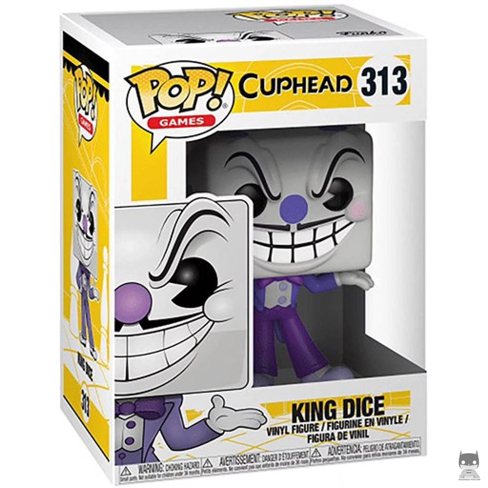 Figurine Funko POP King Dice (Violet) avec boîte