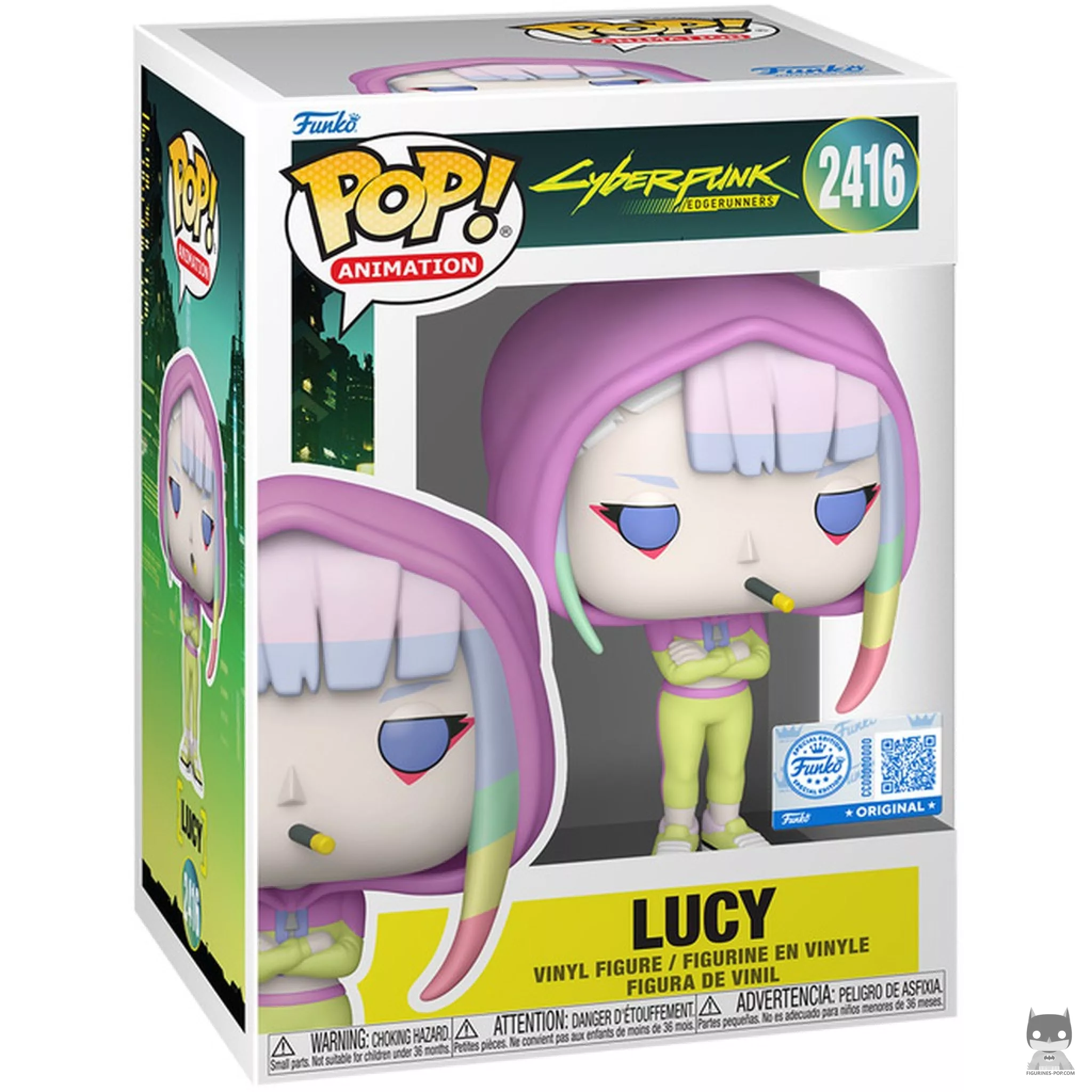 Figurine Funko POP Lucy avec sweat à capuche avec boîte