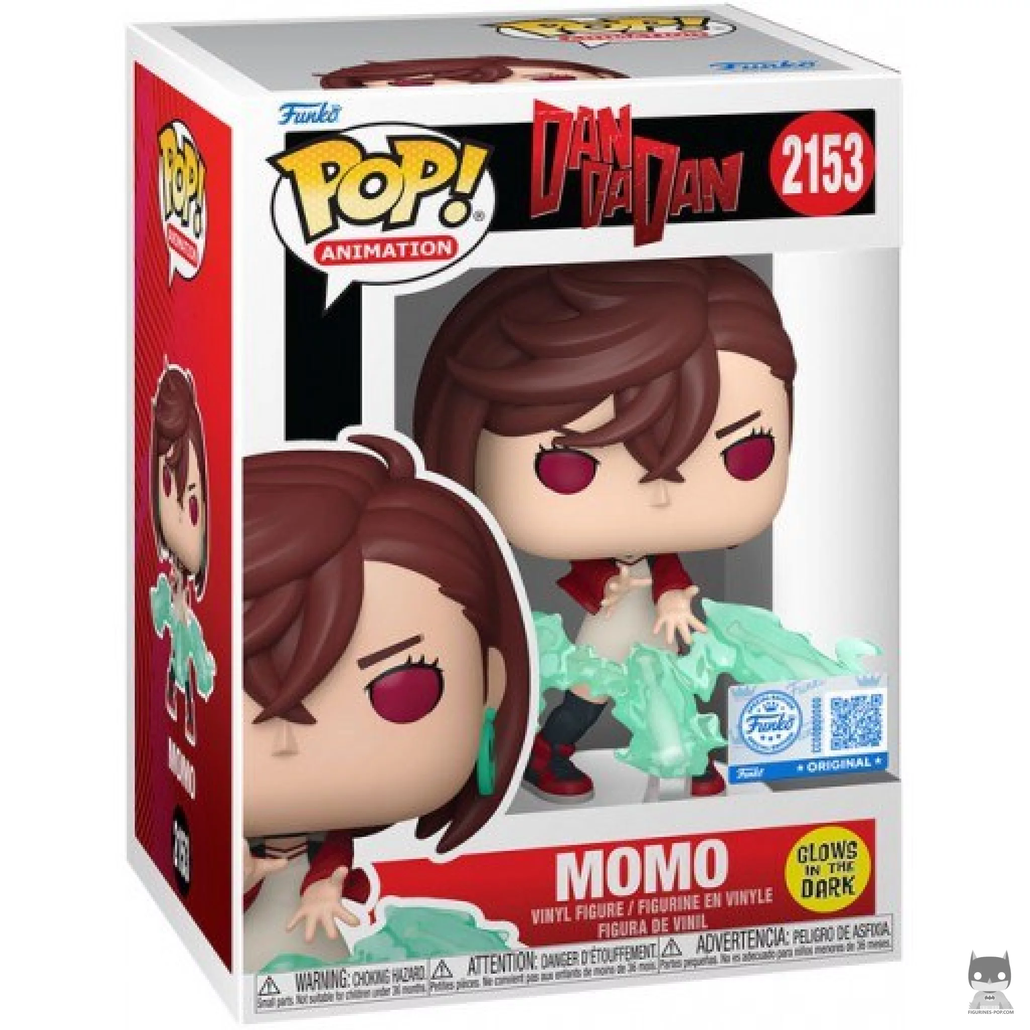 Figurine Funko POP Momo (Glow in the Dark) avec boîte