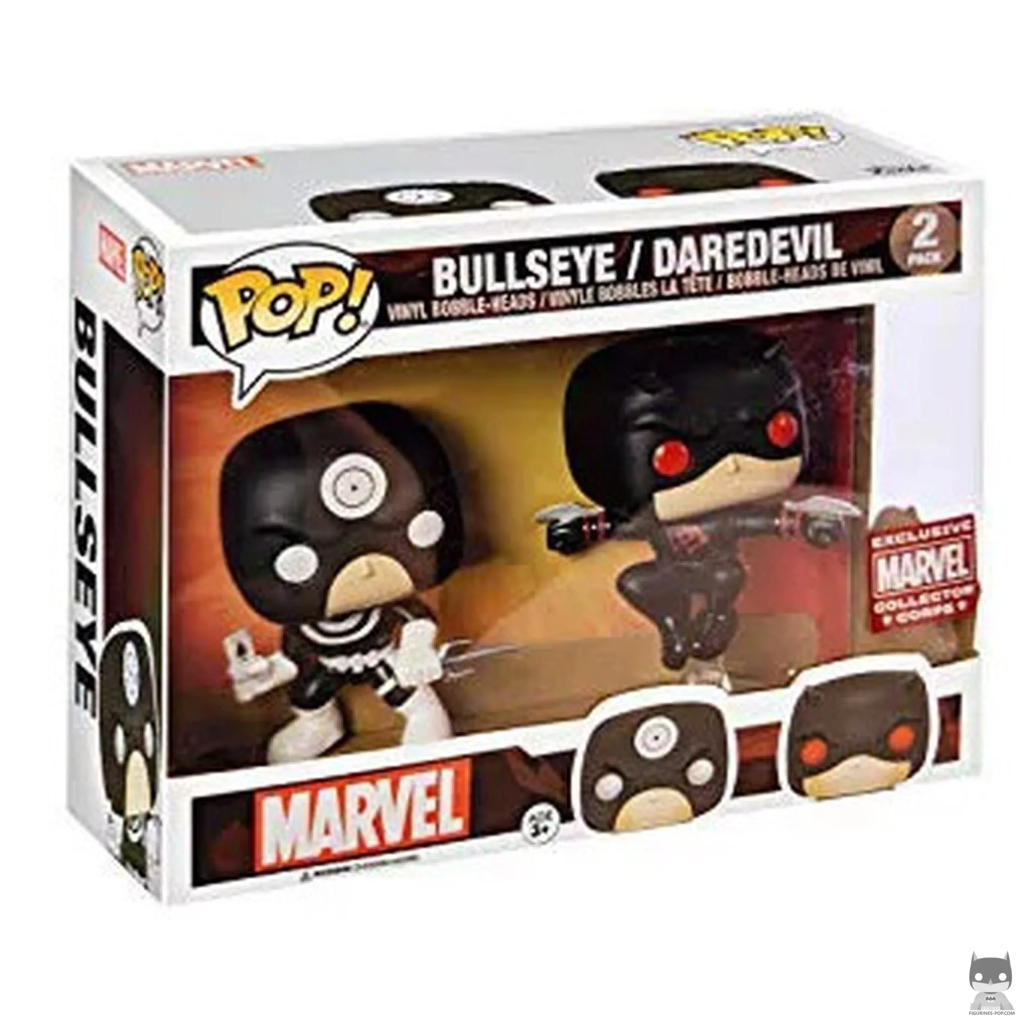 Figurine Funko POP Daredevil & Bullseye avec boîte