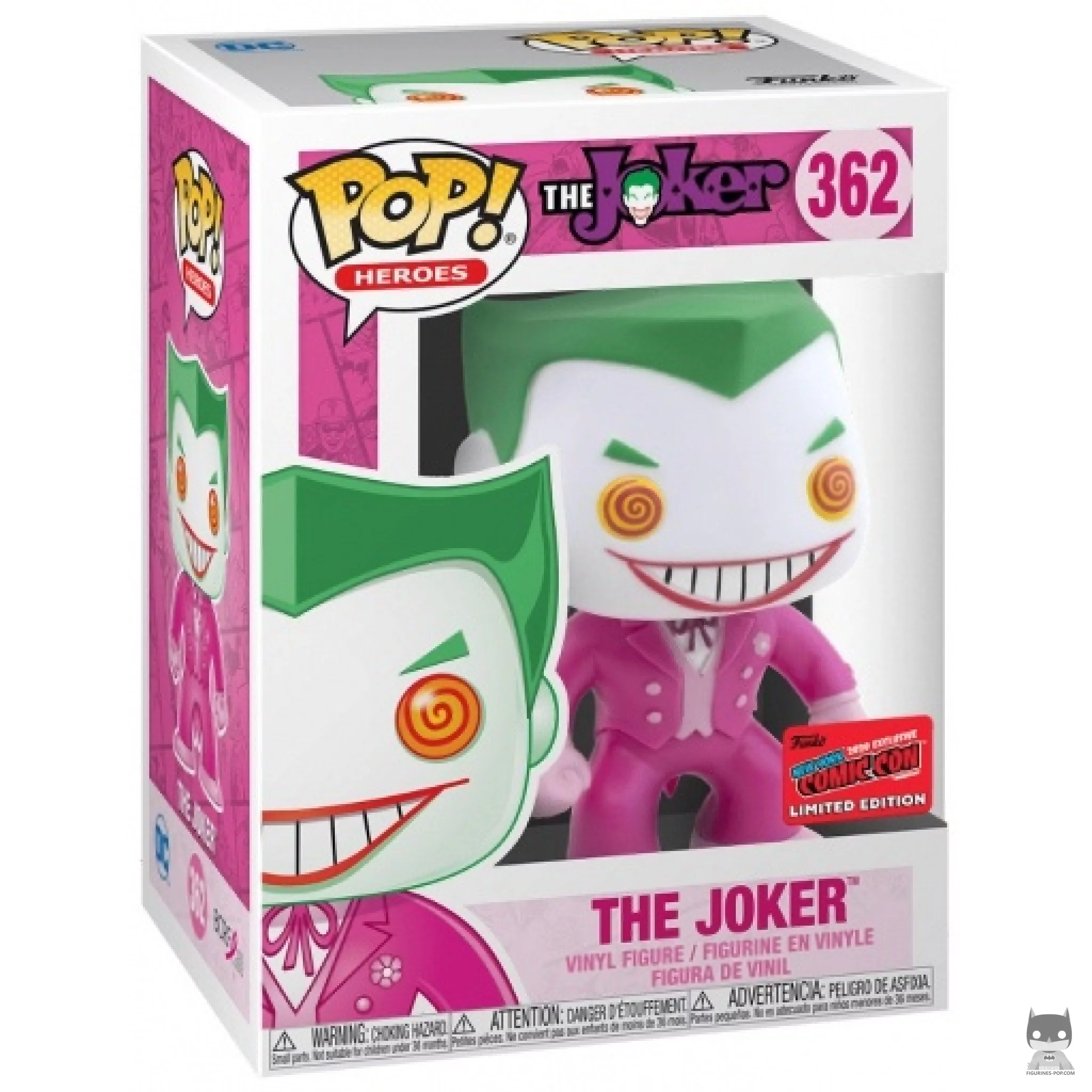 Figurine Funko POP Joker (Octobre Rose) avec boîte