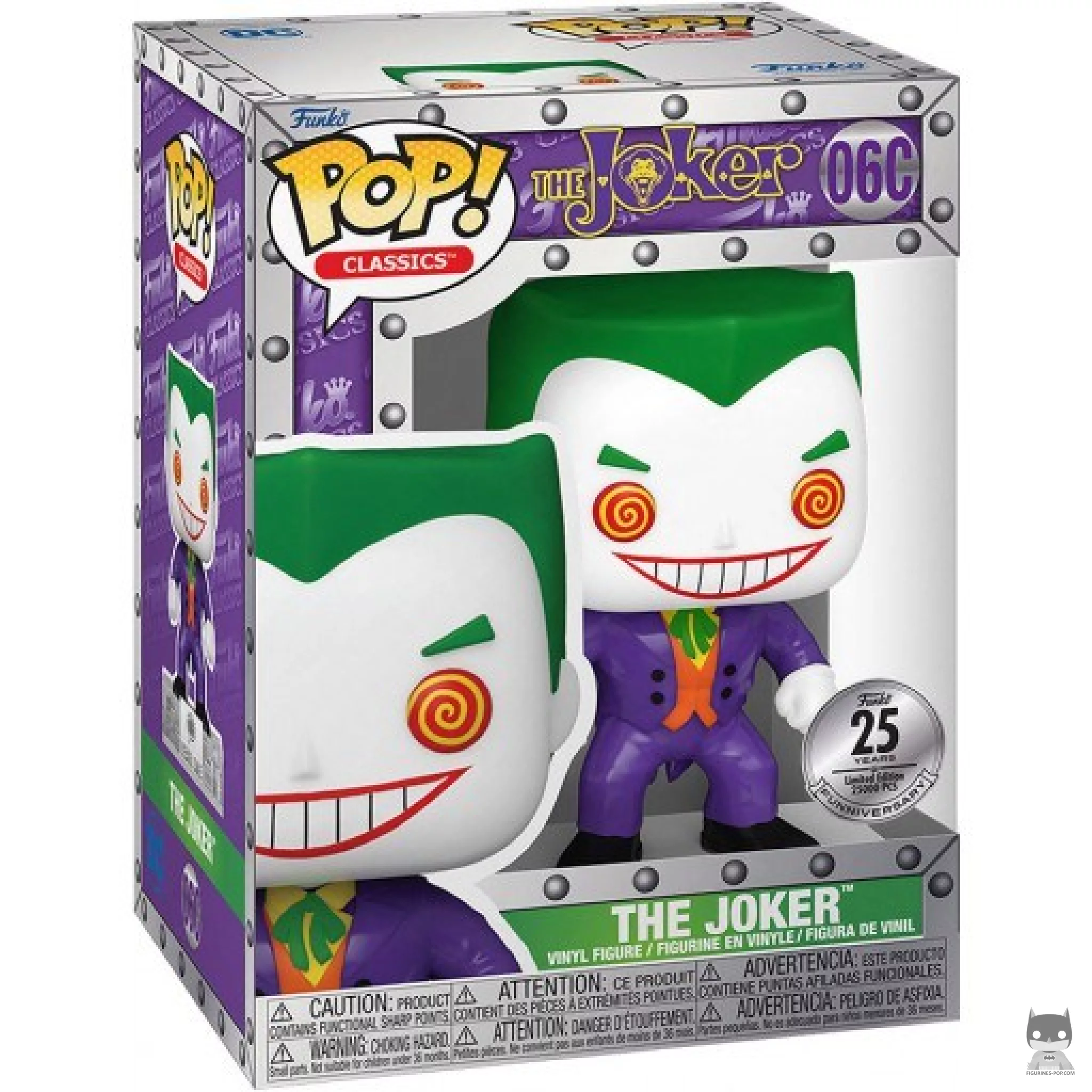 Figurine Funko POP Joker (Célébration 25 Ans) avec boîte