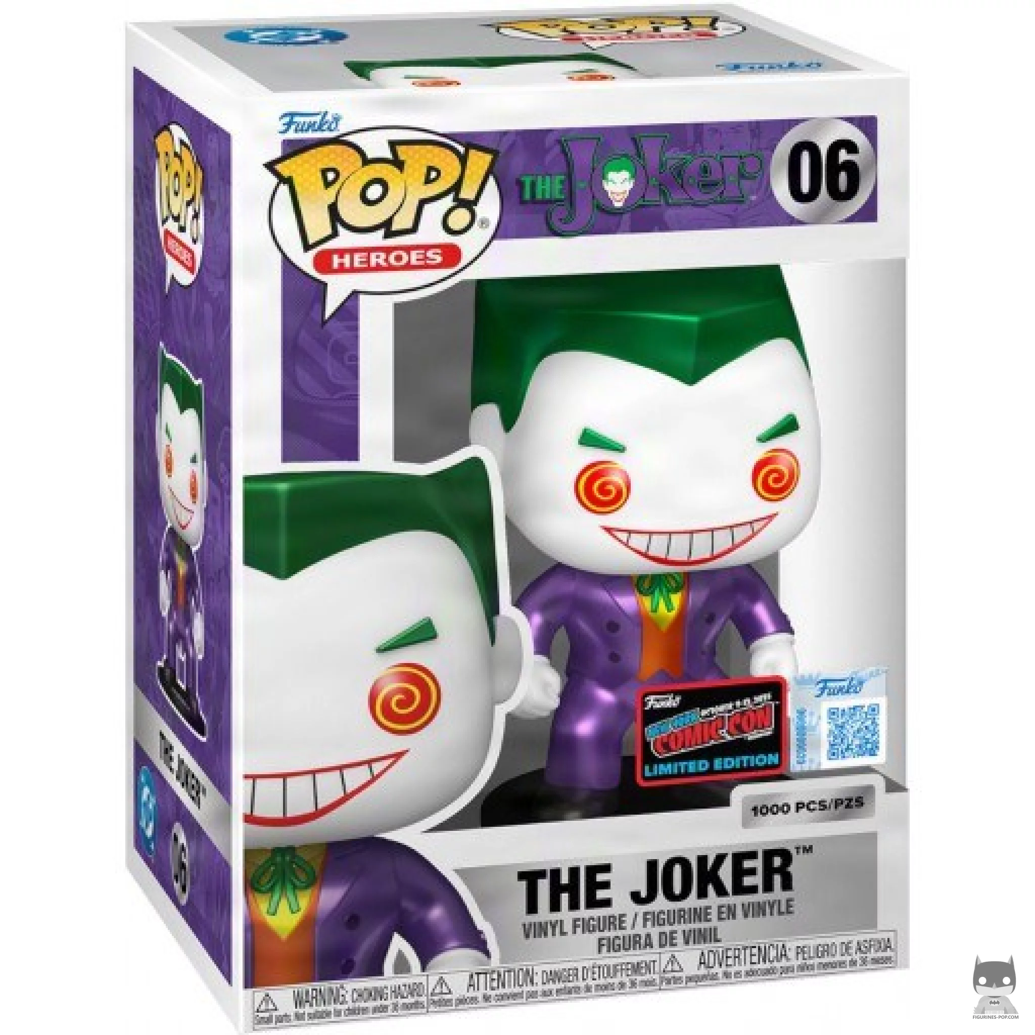 Figurine Funko POP Le Joker (Metallic) avec boîte