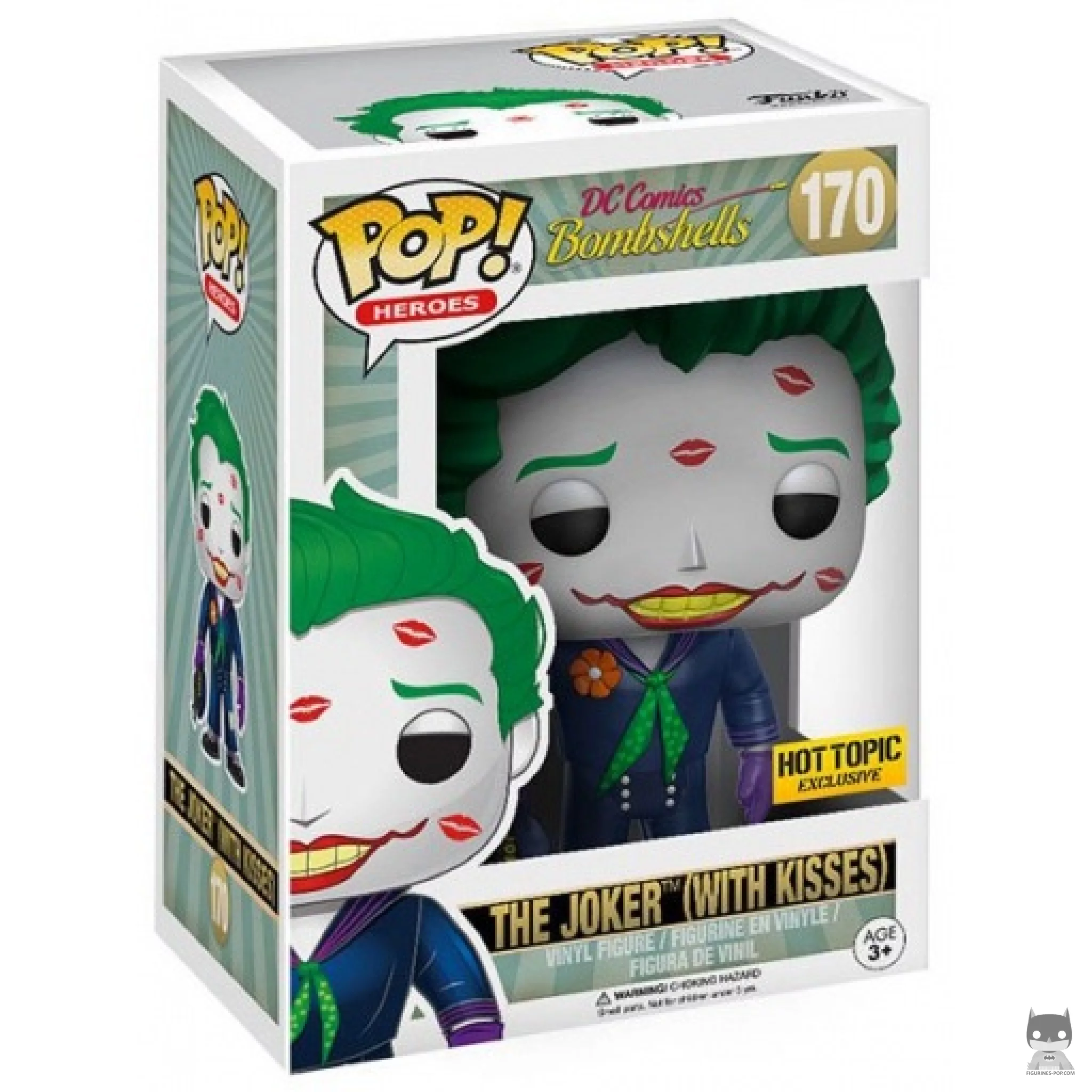 Figurine Funko POP Le Joker avec Bisous avec boîte