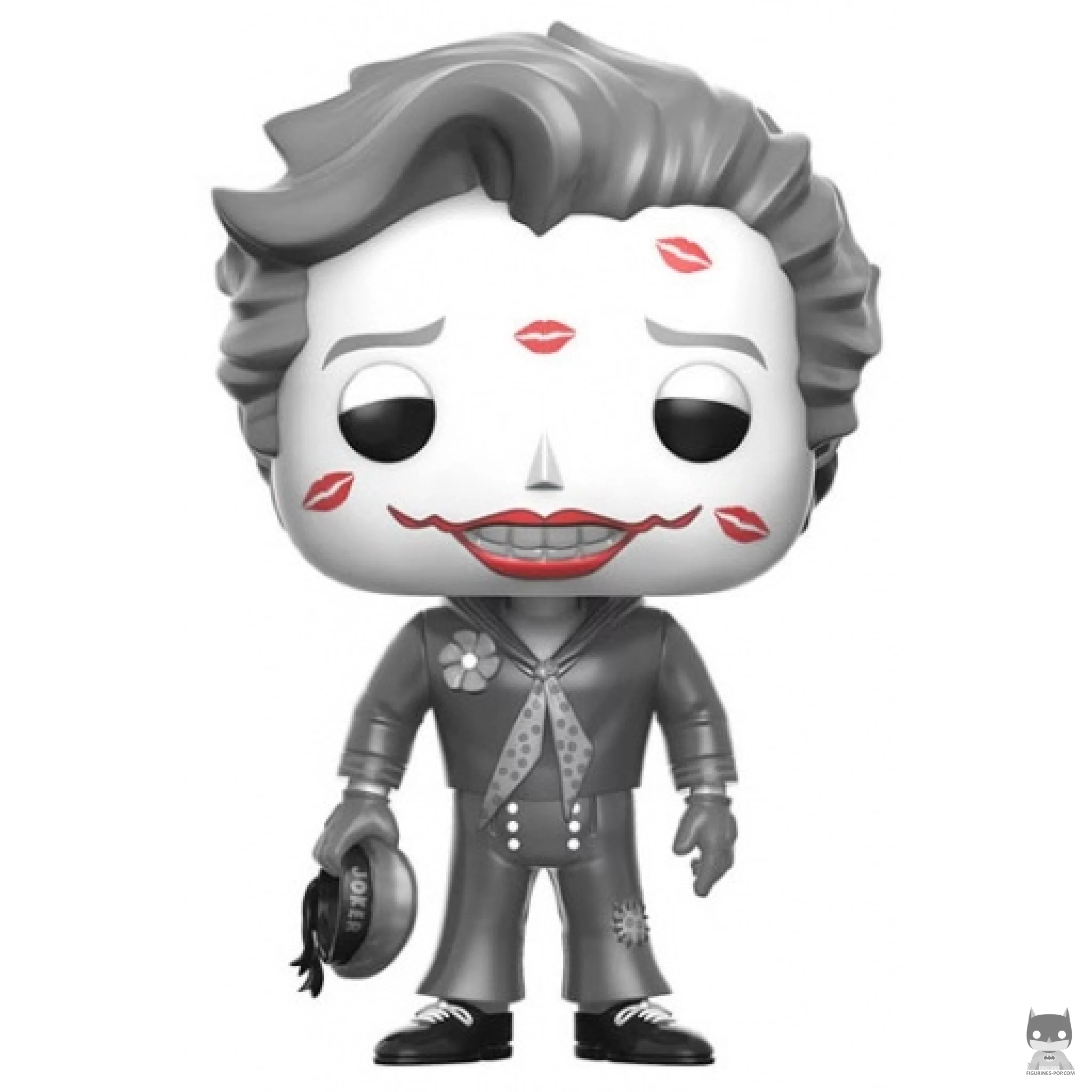Figurine Funko POP Le Joker avec Bisous (Noir & Blanc) avec boîte
