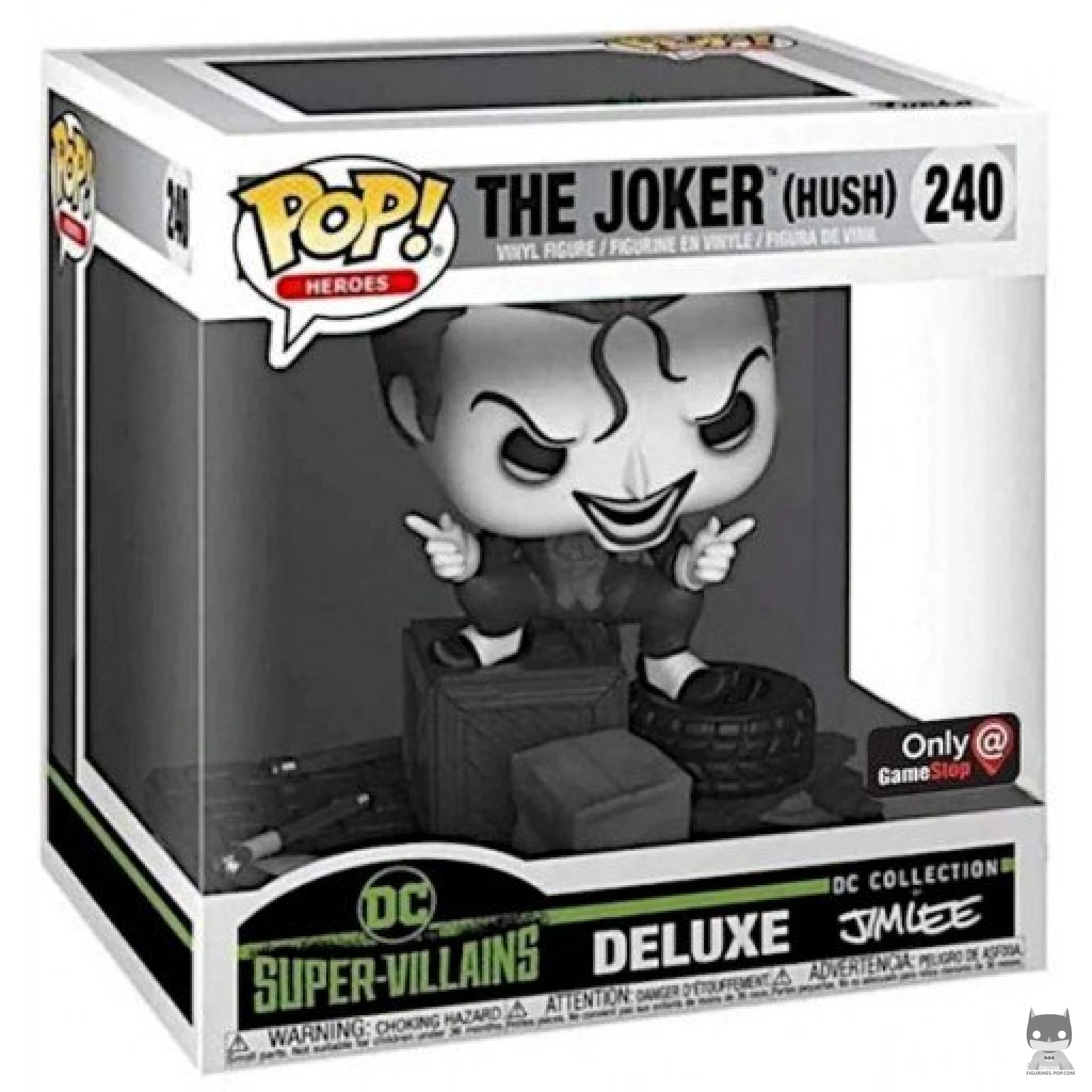 Figurine Funko POP Joker (Noir & Blanc) avec boîte