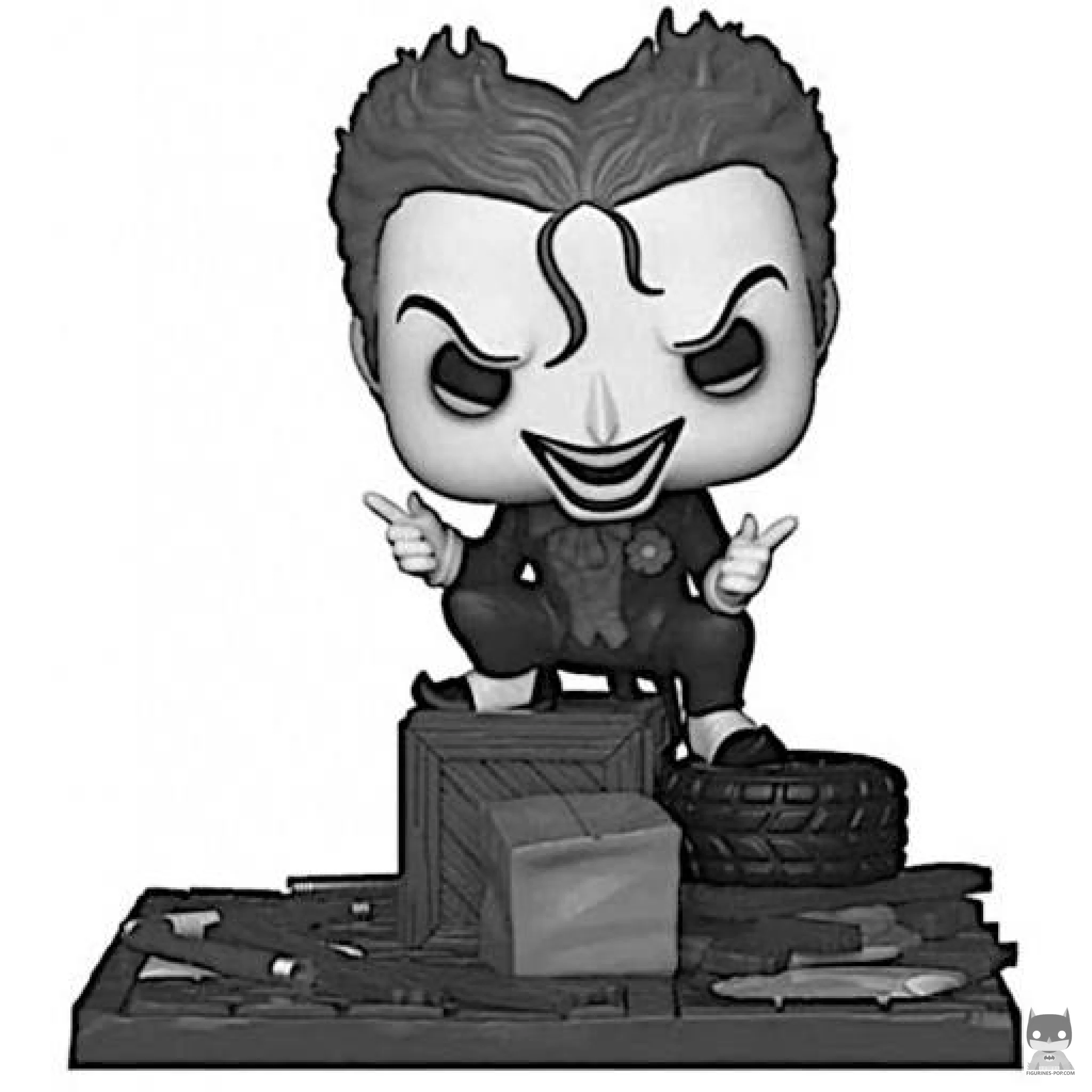 Figurine Funko POP Joker (Noir & Blanc) (DC Jim Lee Deluxe)