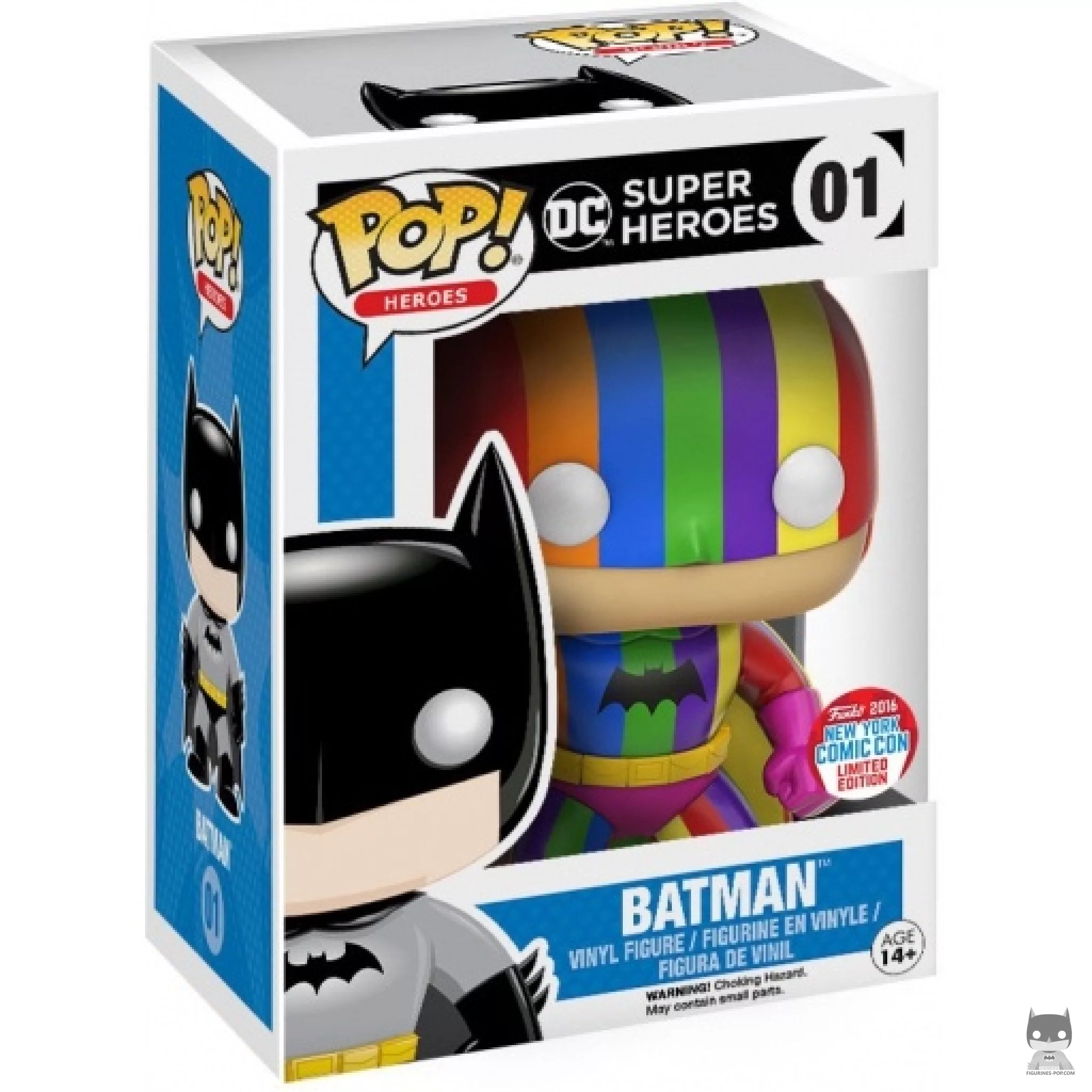 Figurine Funko POP Batman (Arc-en-Ciel) avec boîte