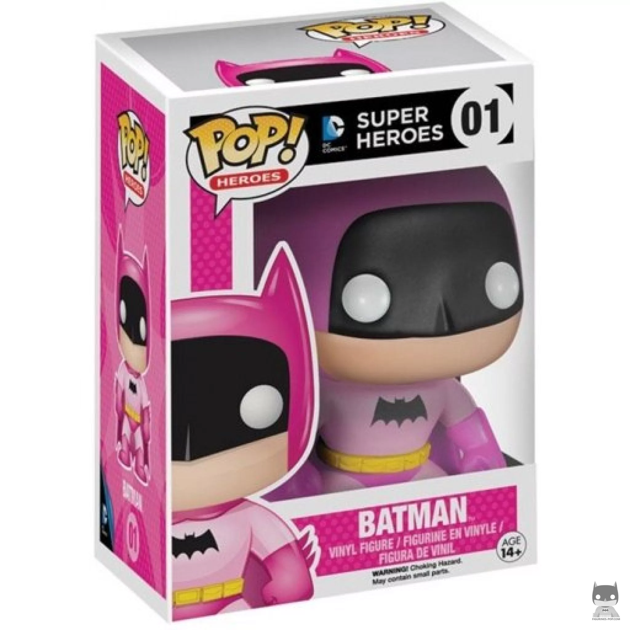 Figurine Funko POP Batman (Rose) avec boîte