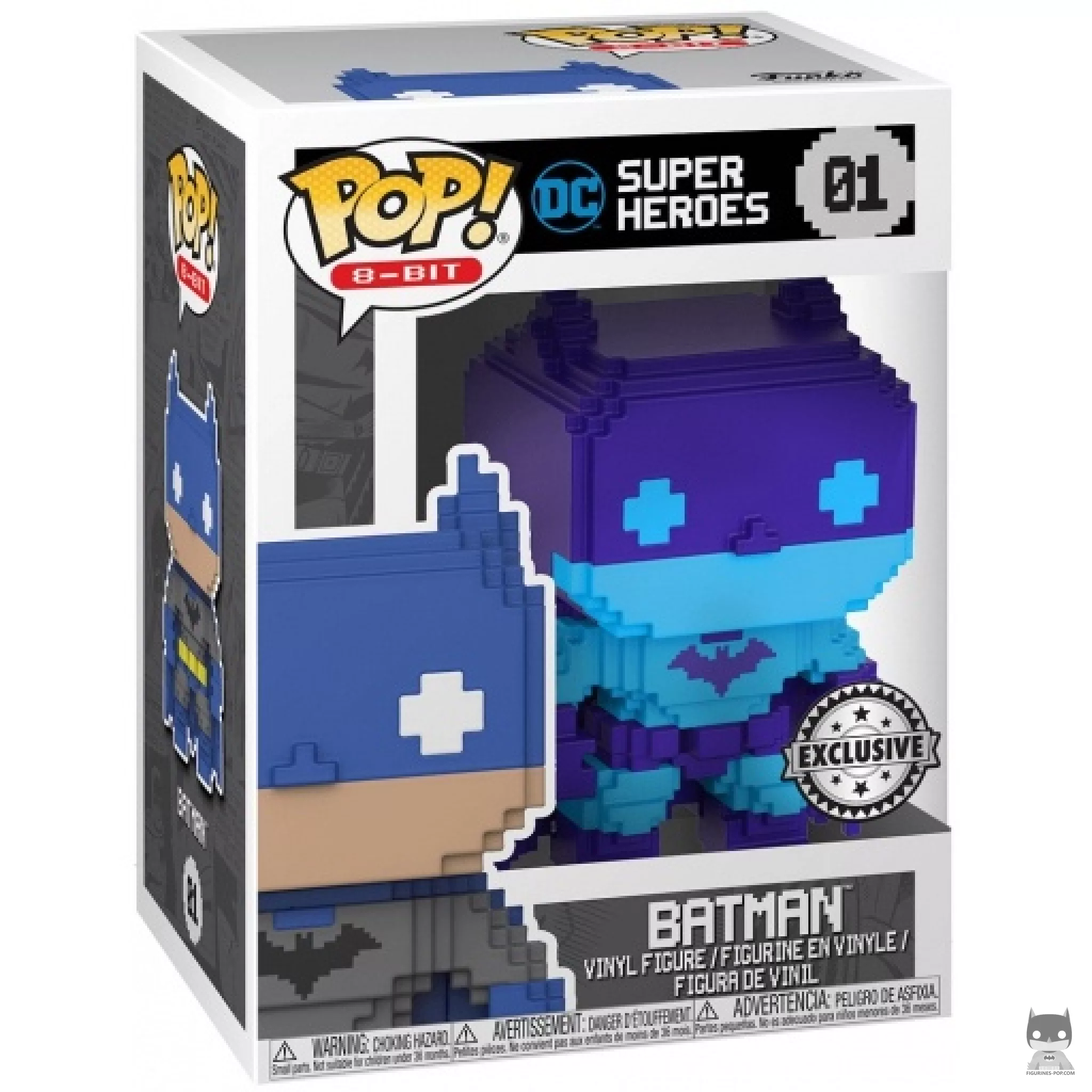 Figurine Funko POP Batman (Violet) avec boîte