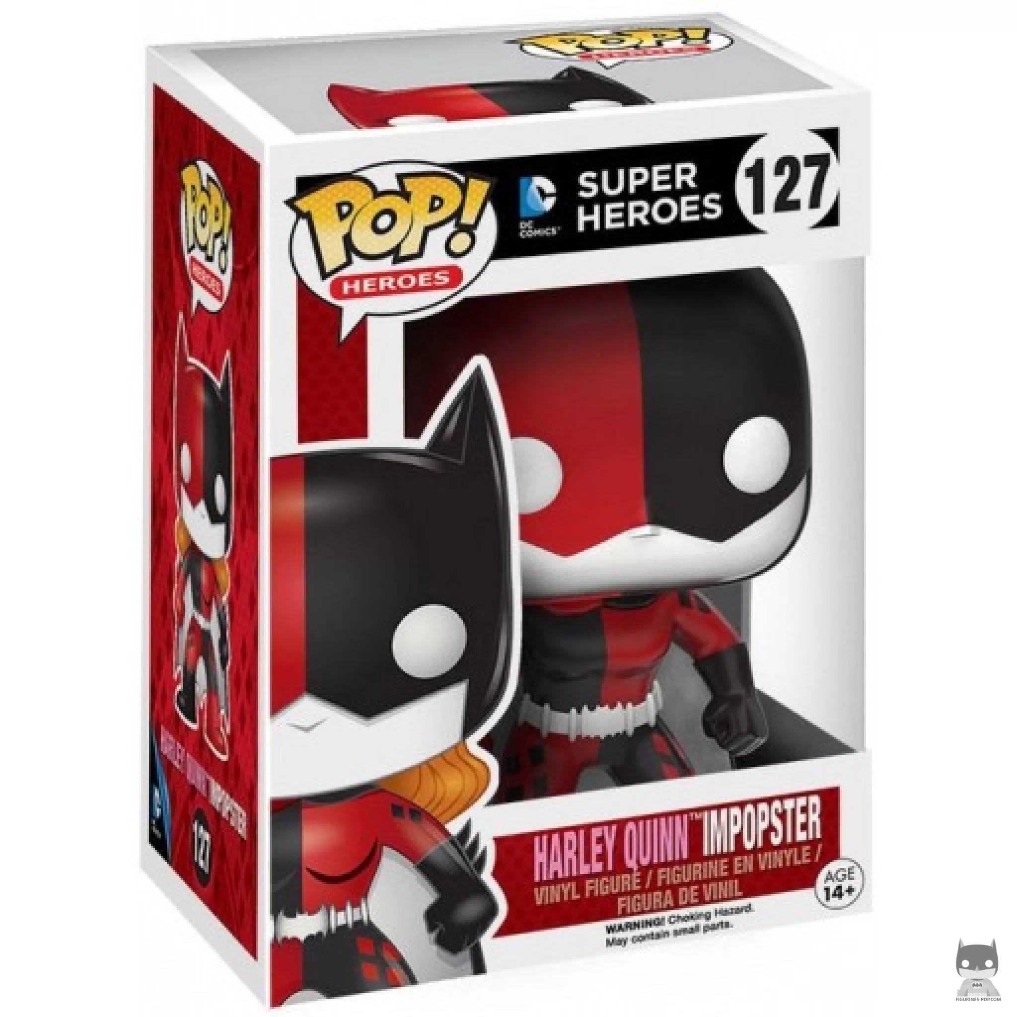 Figurine Funko POP Batgirl en Harley Quinn avec boîte