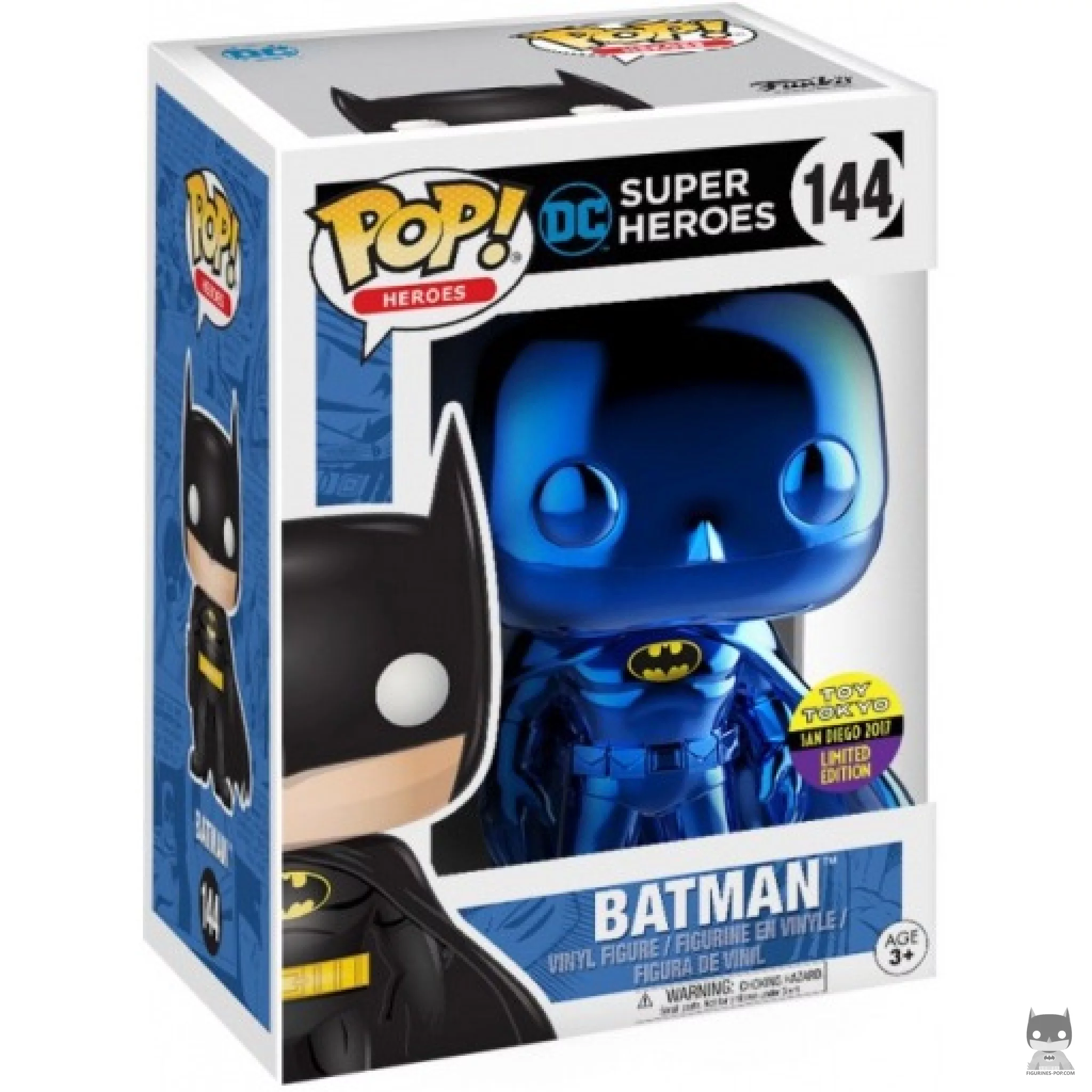 Figurine Funko POP Batman (Bleu) avec boîte