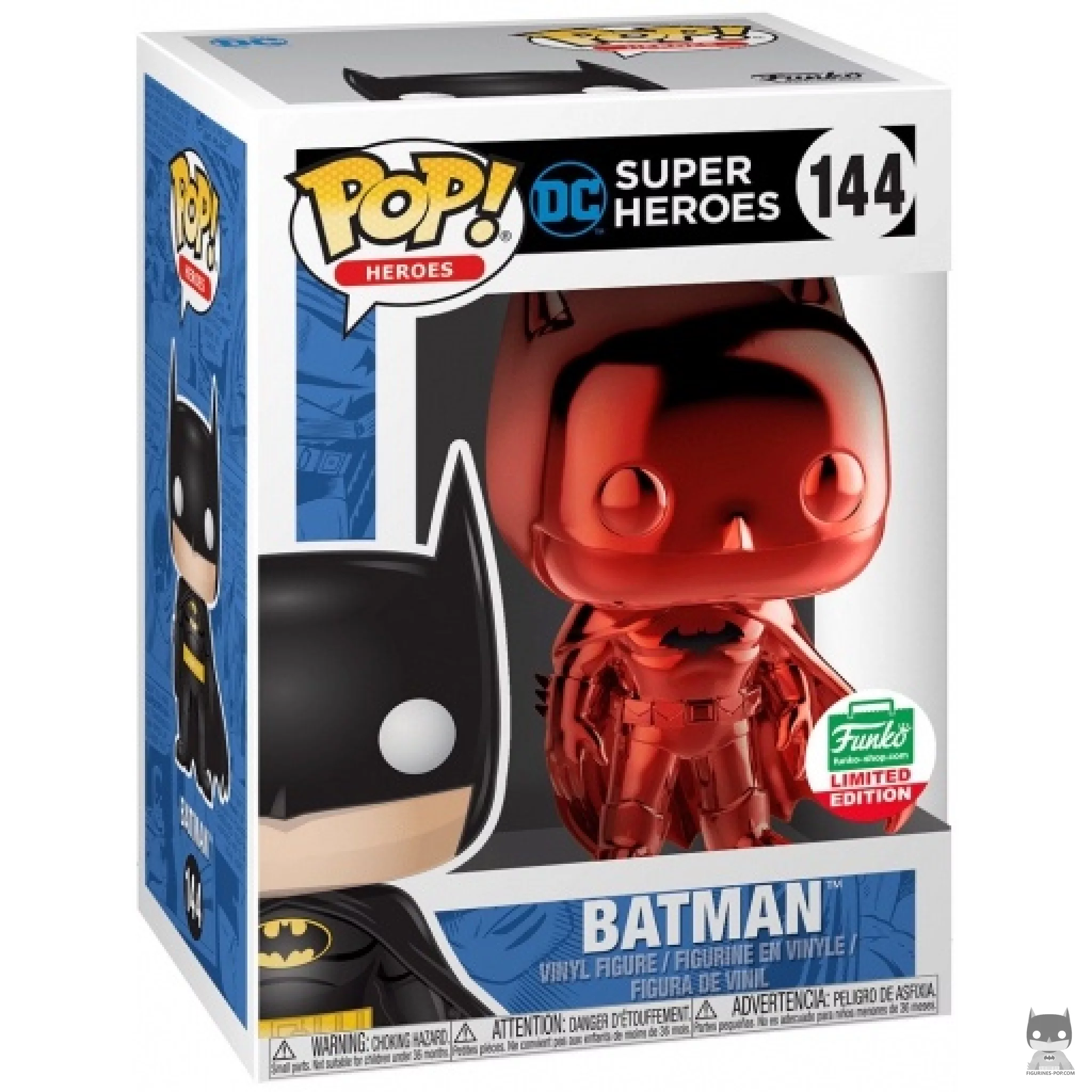 Figurine Funko POP Batman (Rouge) avec boîte