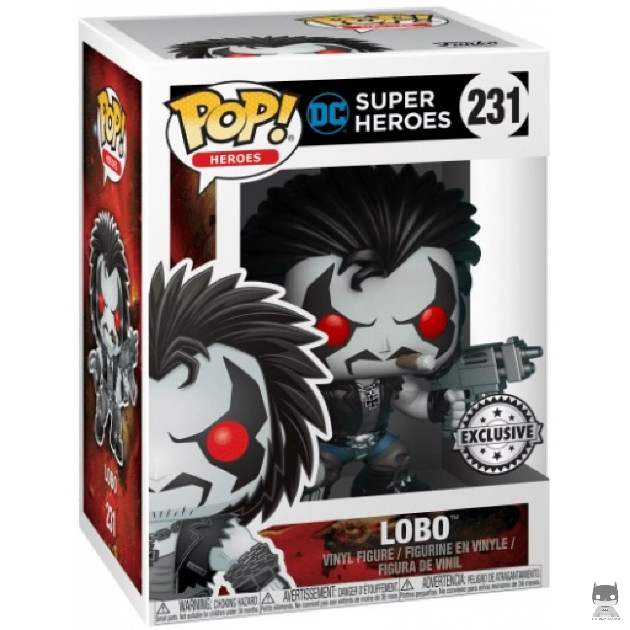 Figurine Funko POP Lobo avec boîte