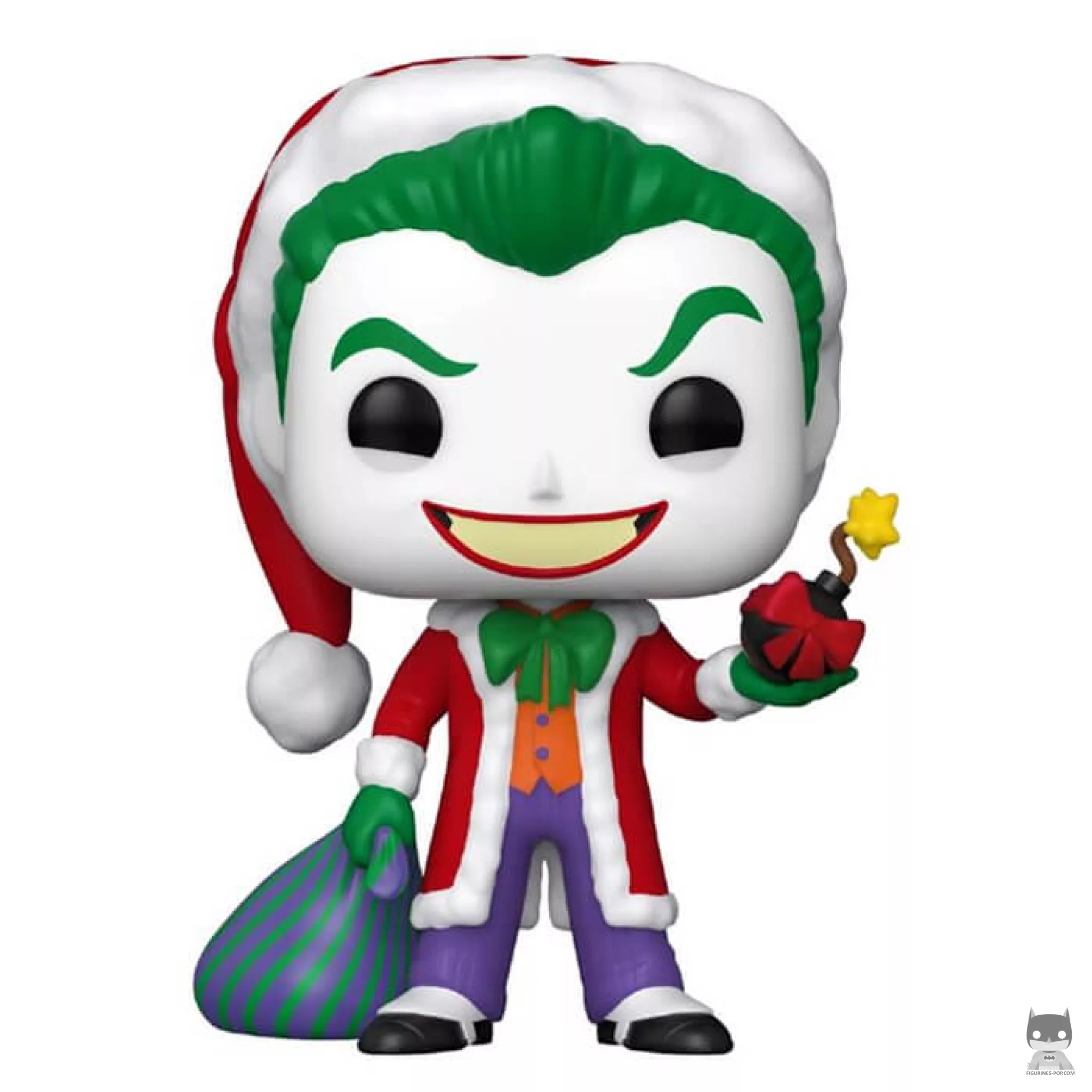 Figurine Funko POP Le Joker en père Noël (DC Super Heroes)