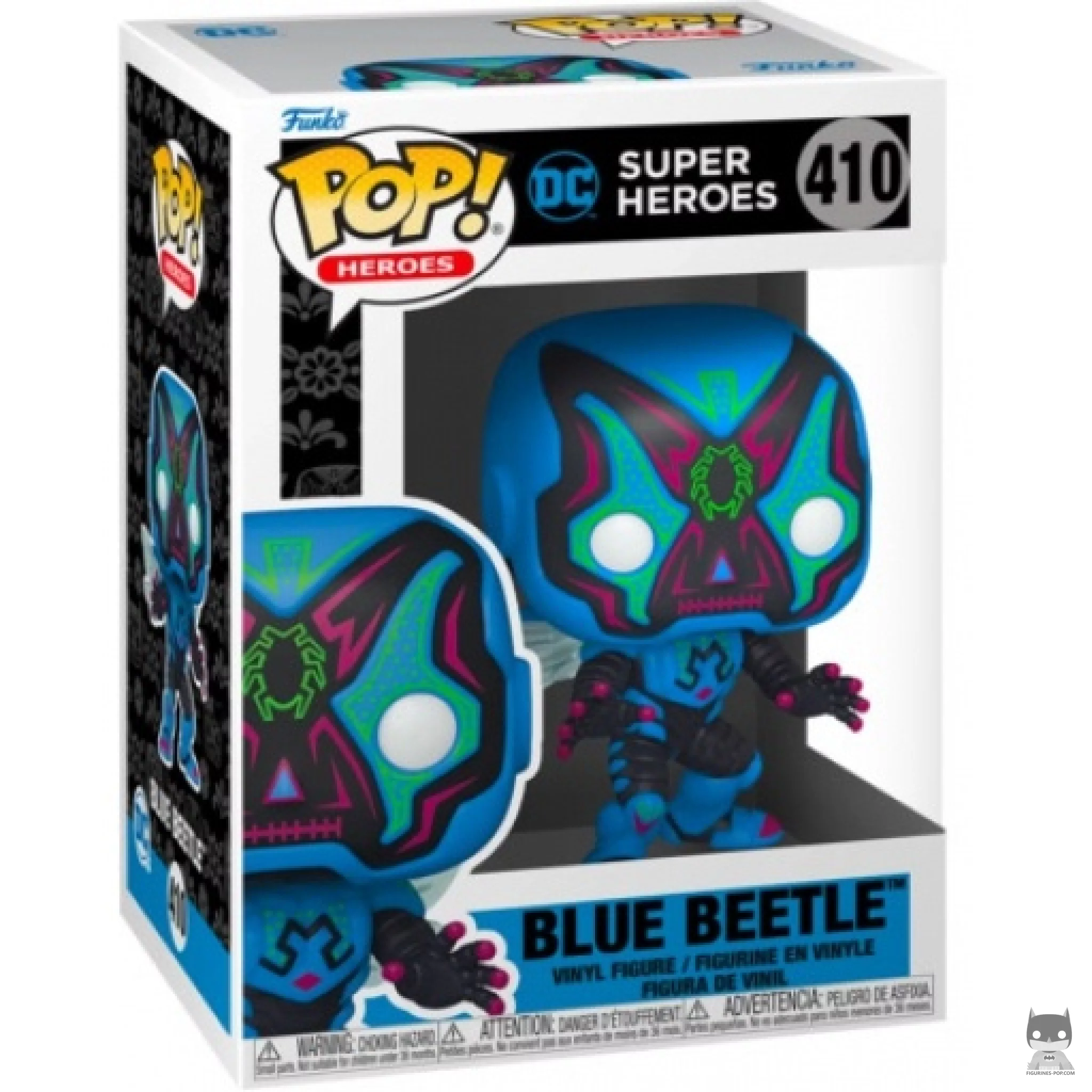 Figurine Funko POP Blue Beetle (Dia de los DC) avec boîte