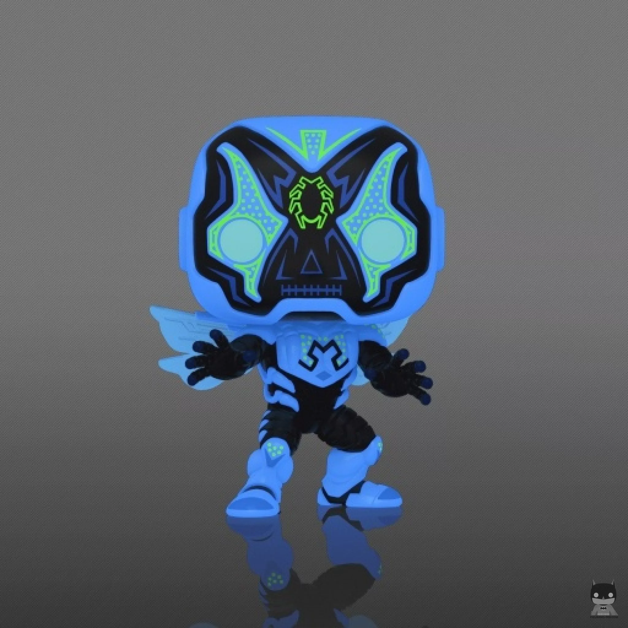 Figurine Funko POP Blue Beetle (Dia de los DC) (Glow in the Dark) (DC Super Heroes)