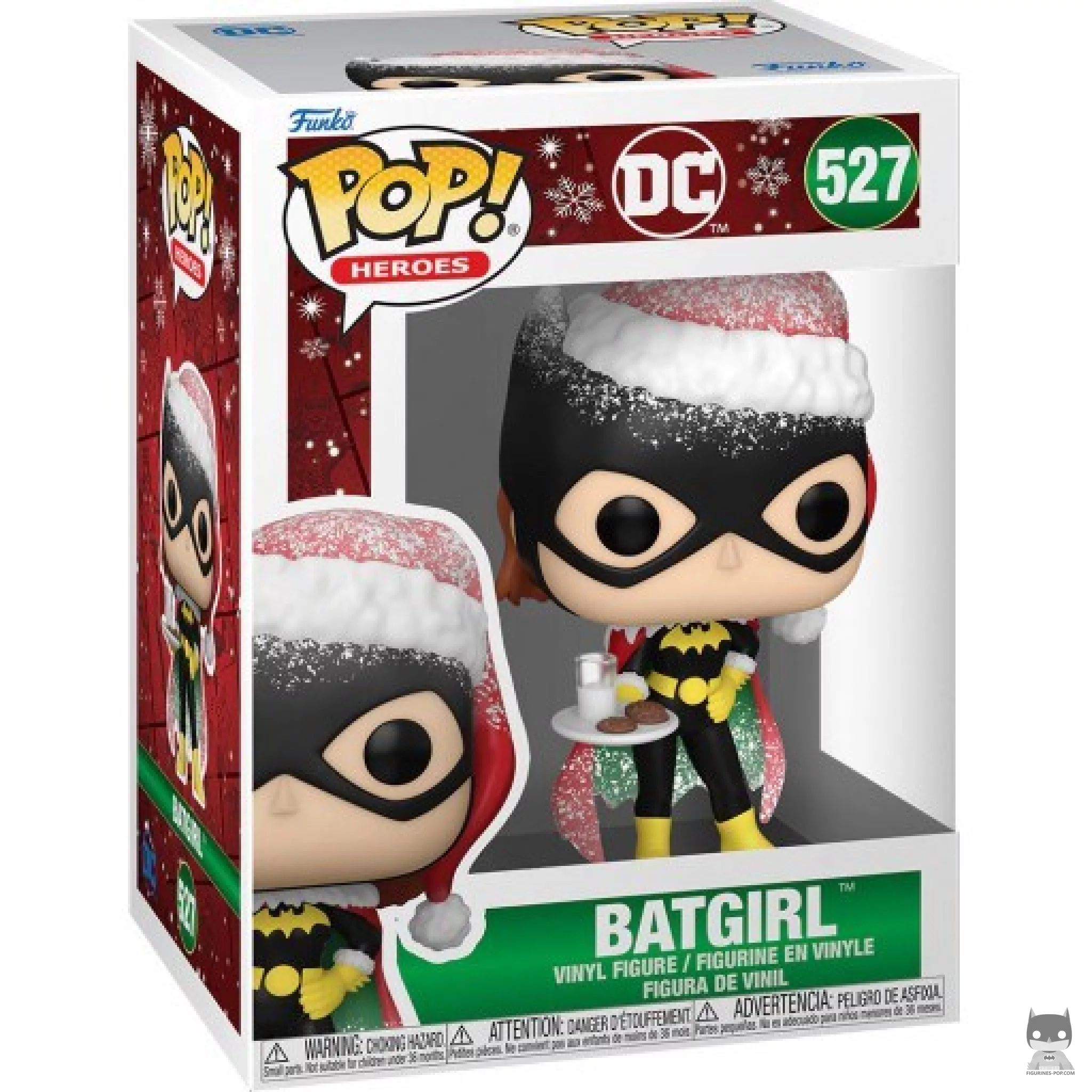 Figurine Funko POP Batgirl avec Cookies & Lait (Noël) avec boîte
