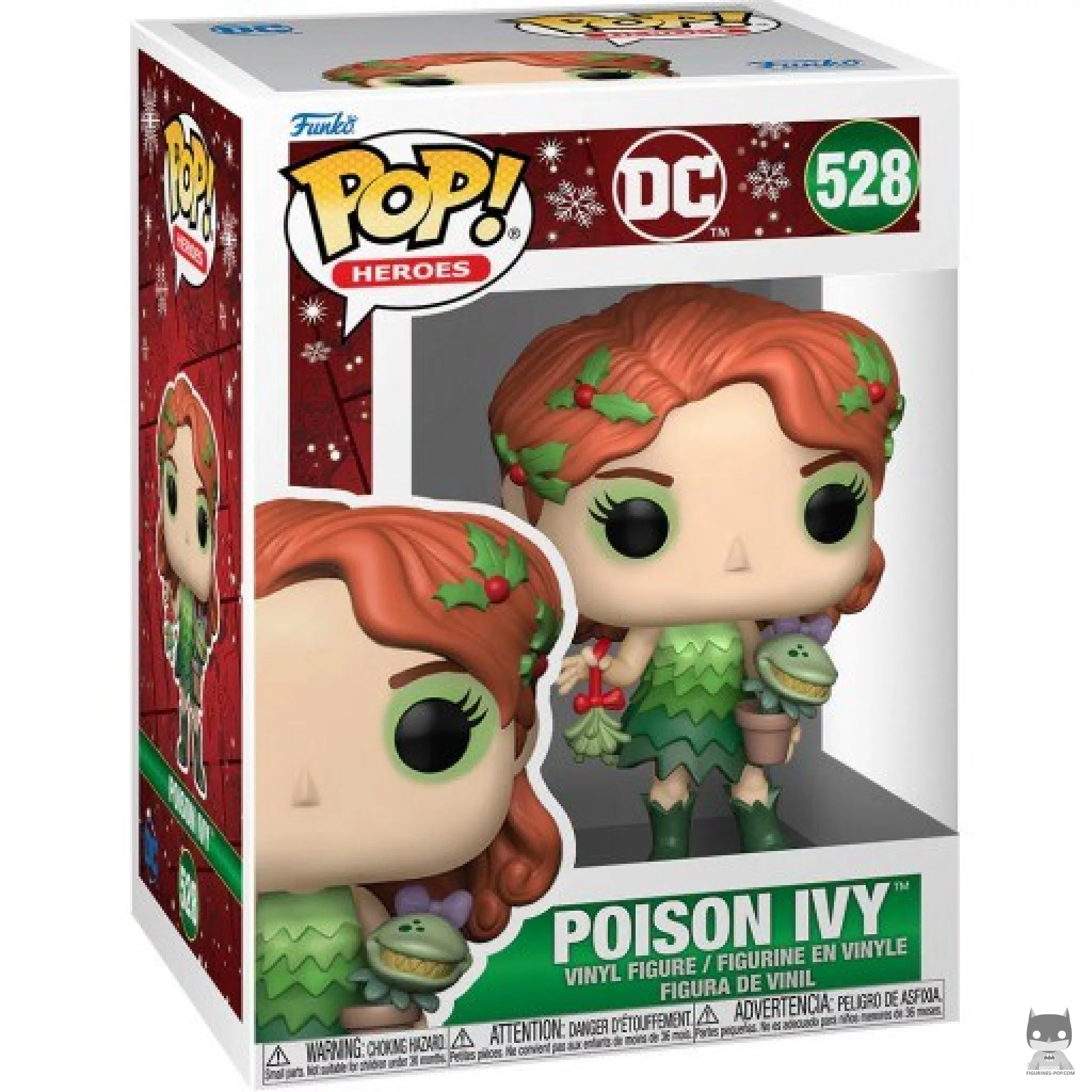 Figurine Funko POP Poison Ivy avec Mistletoe (Noël) avec boîte