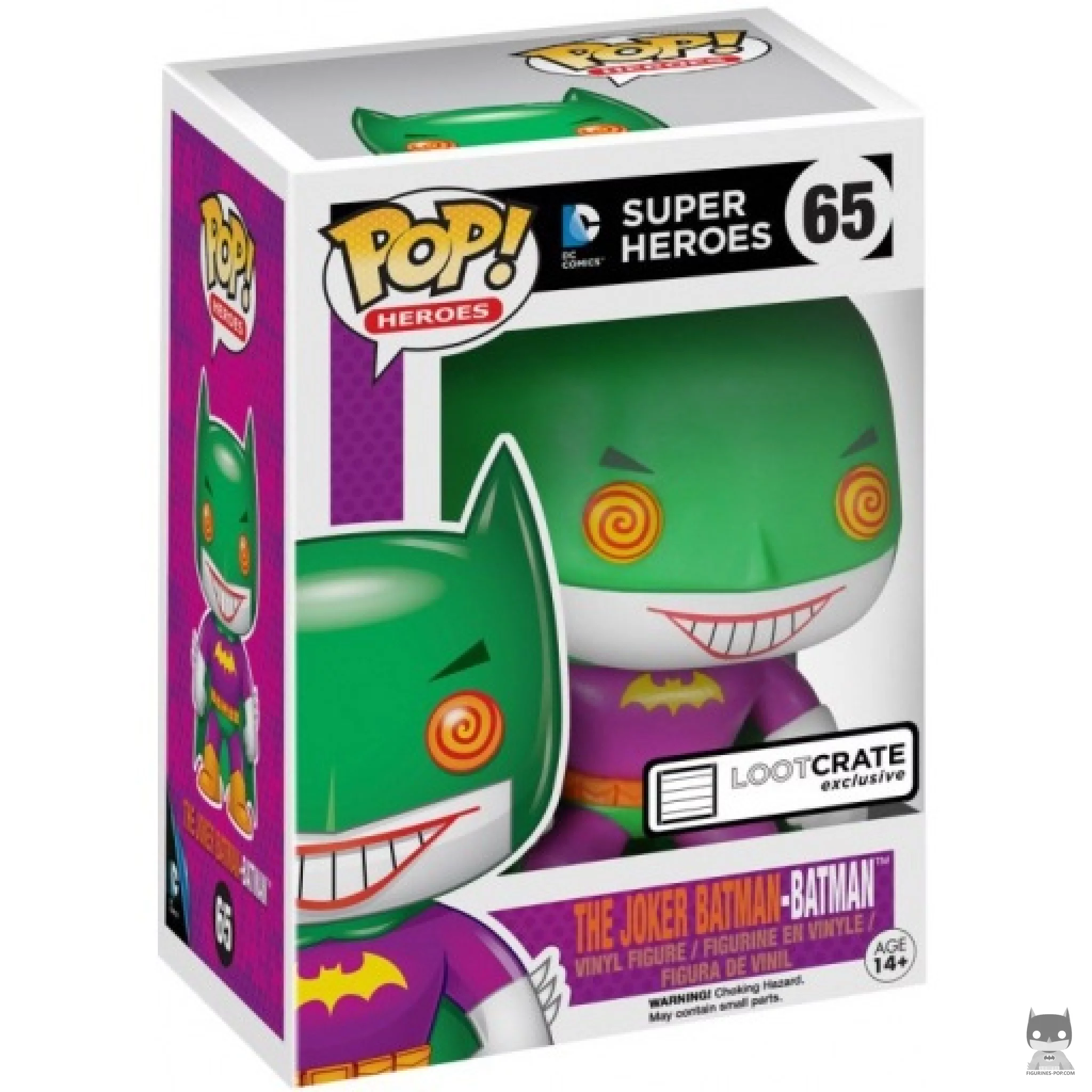 Figurine Funko POP Batman en Joker avec boîte