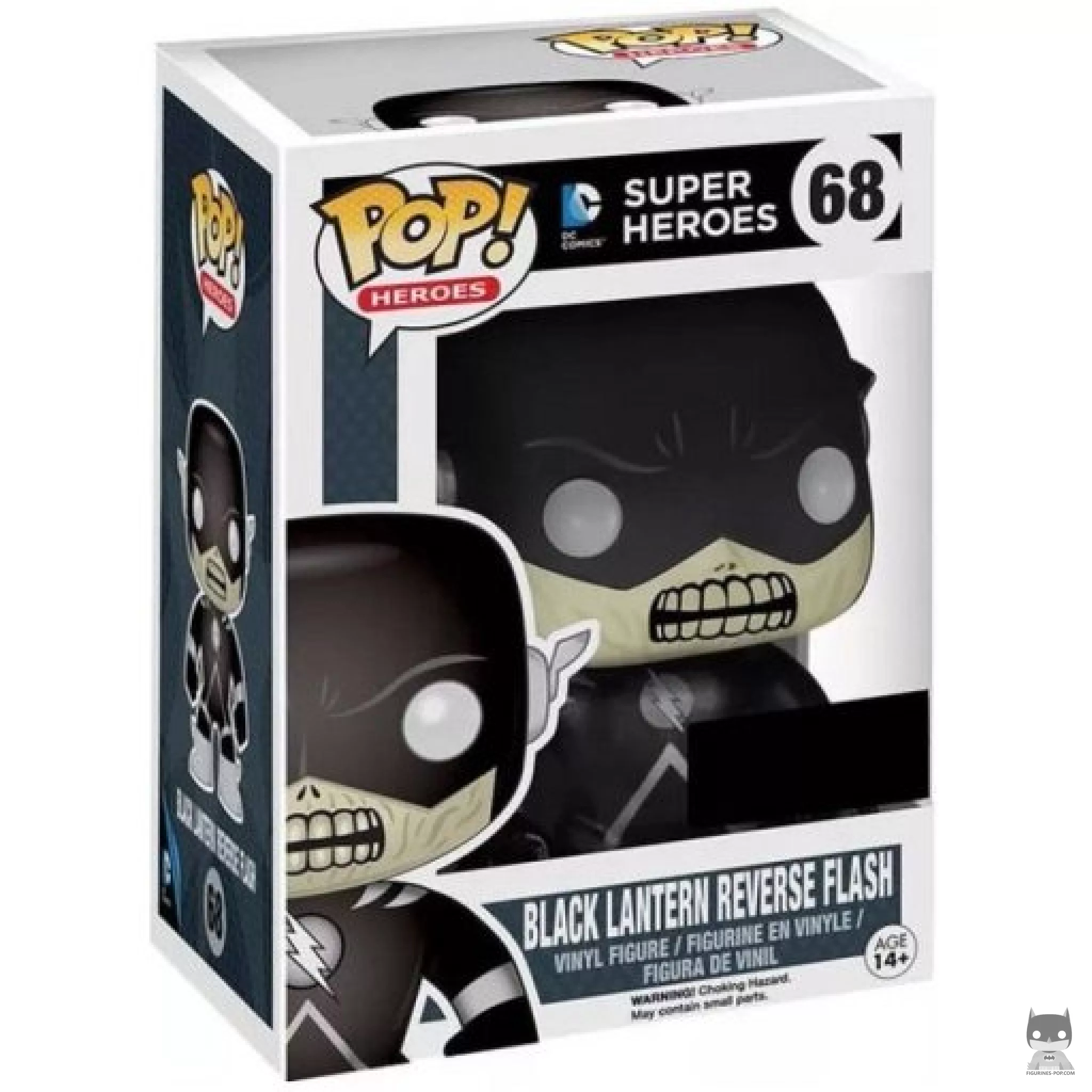Figurine Funko POP Black Lantern Reverse Flash avec boîte