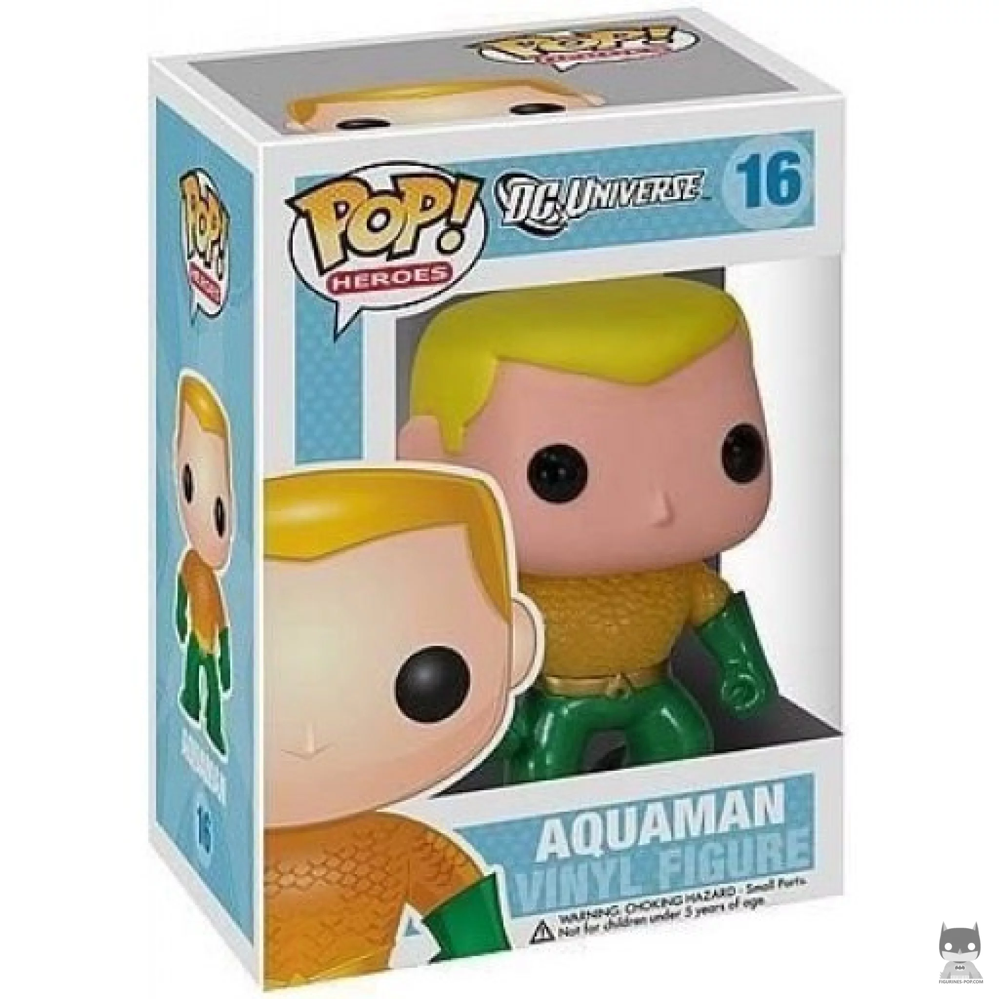 Figurine Funko POP Aquaman (Metallic) avec boîte