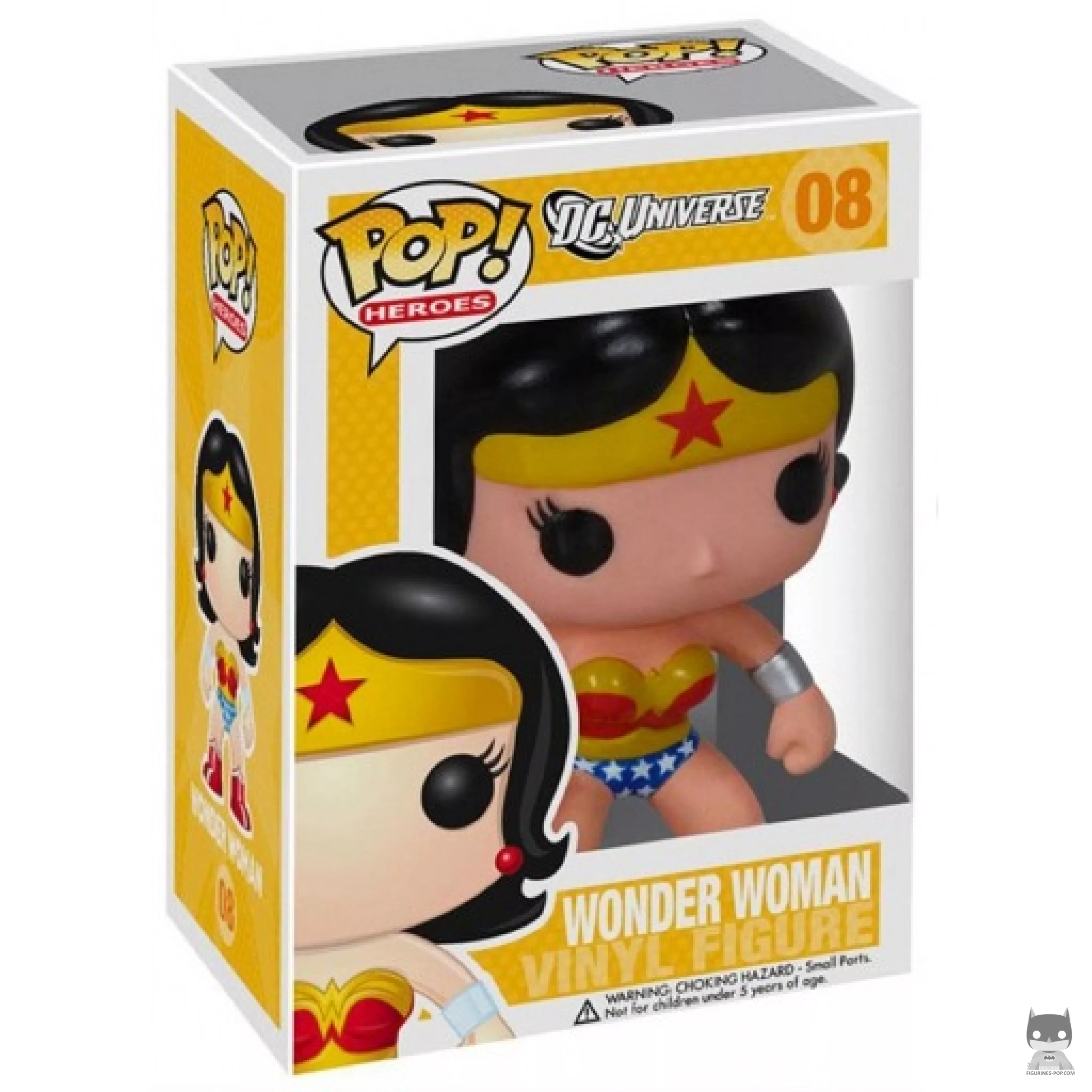 Figurine Funko POP Wonder Woman (Noir & Blanc) avec boîte