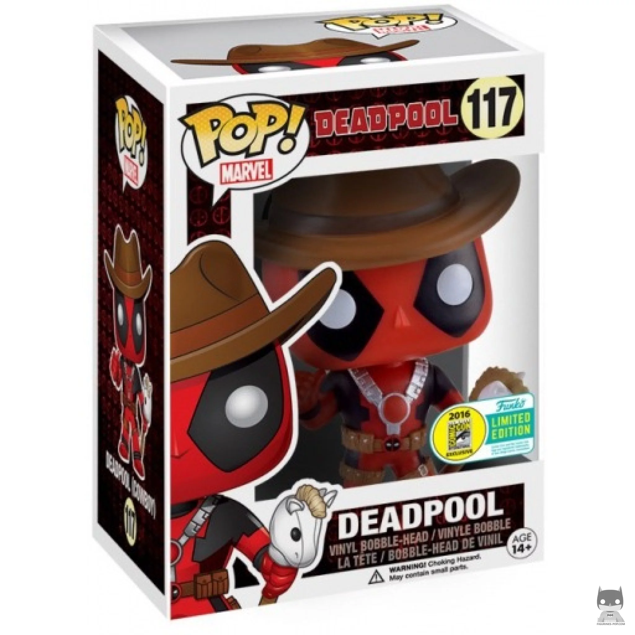 Figurine Funko POP Deadpool Cowboy avec boîte