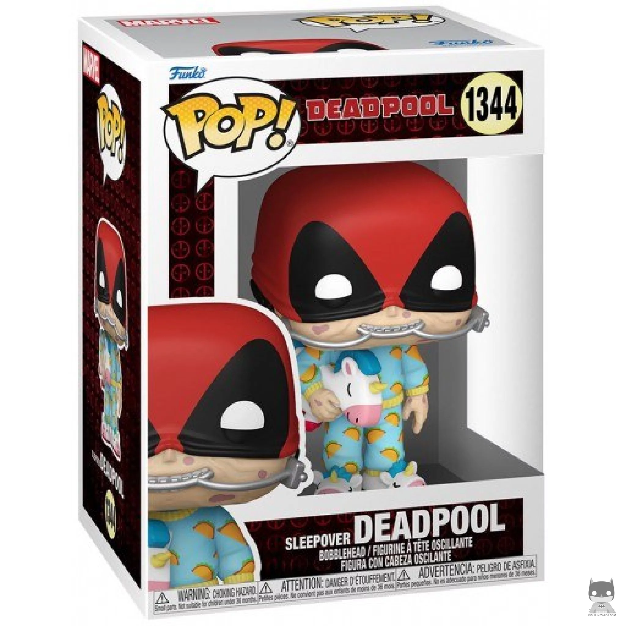 Figurine Funko POP Deadpool Soirée Pyjama avec boîte