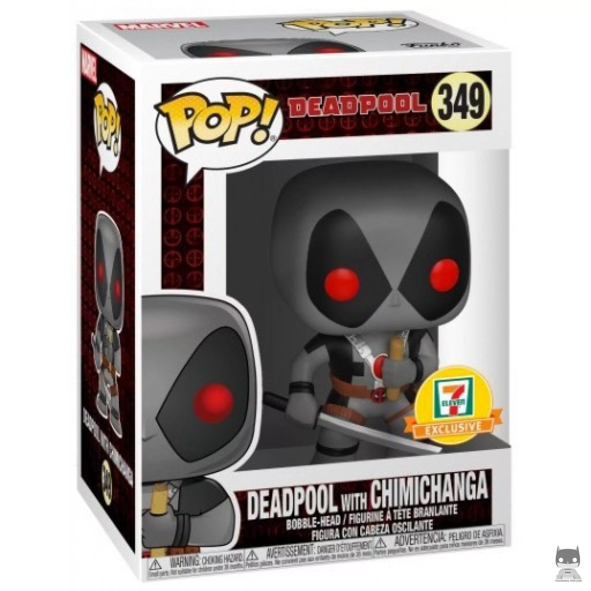 Figurine Funko POP Deadpool avec Chimichanga avec boîte