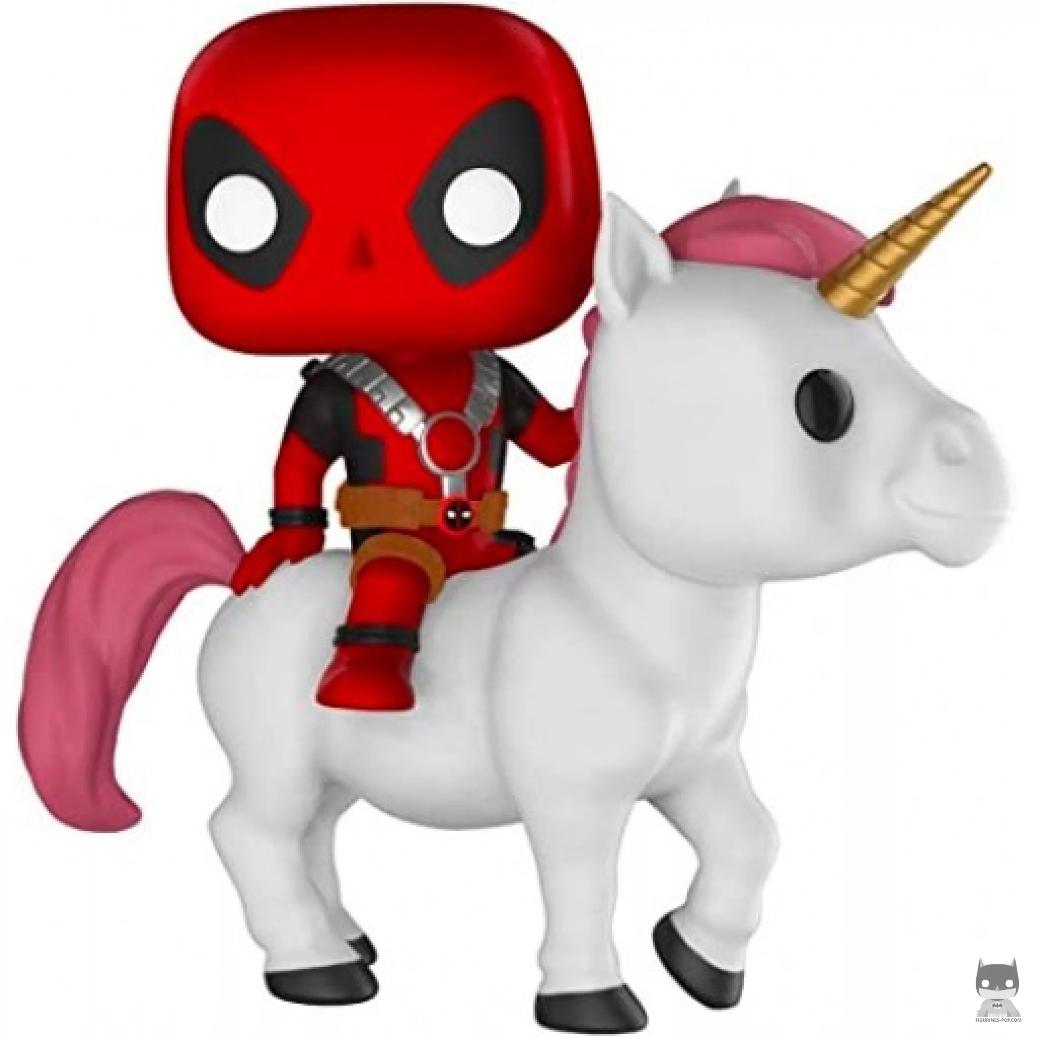 Figurine Funko POP Deadpool chevauchant une Licorne (Deadpool)