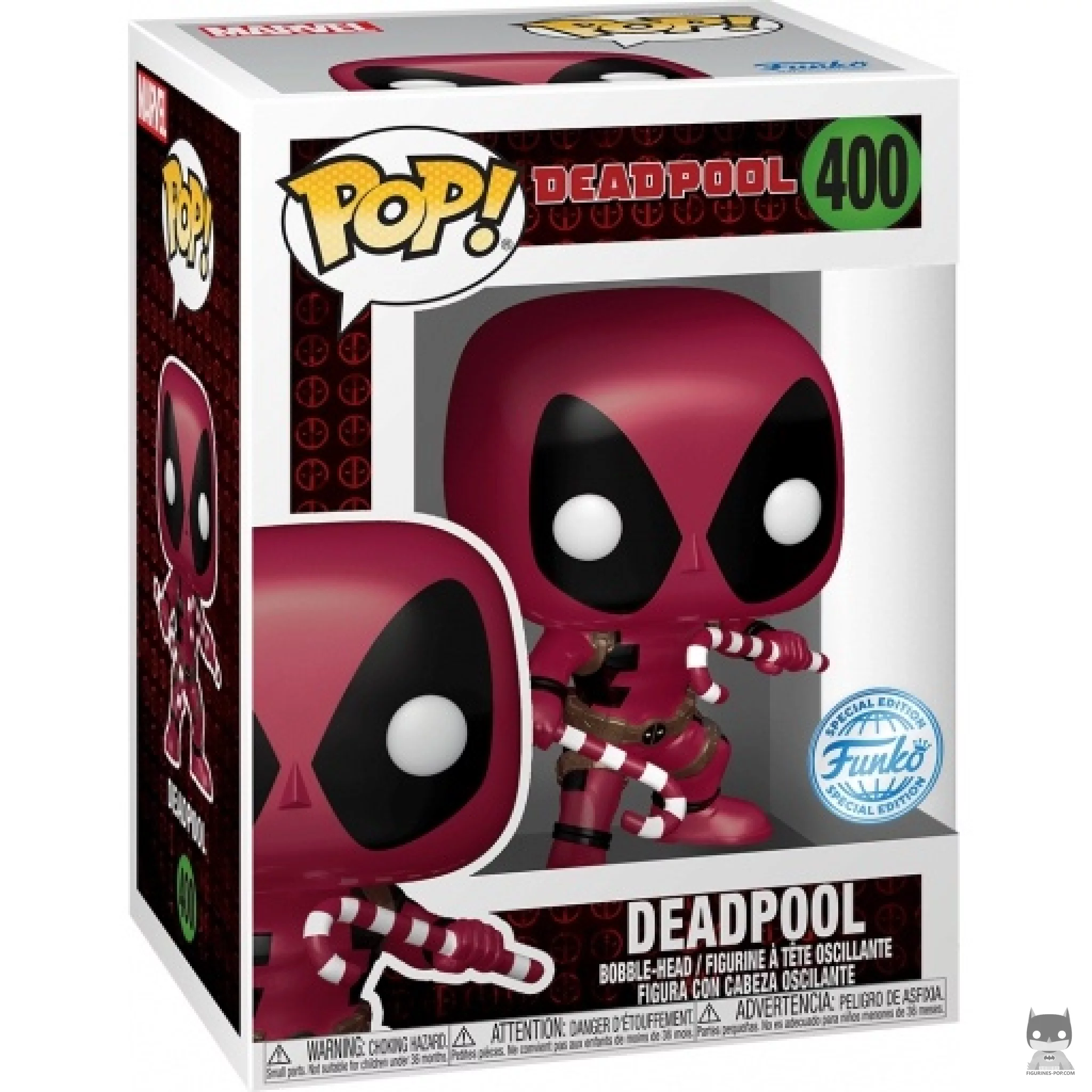 Figurine Funko POP Deadpool (Metallic) avec boîte