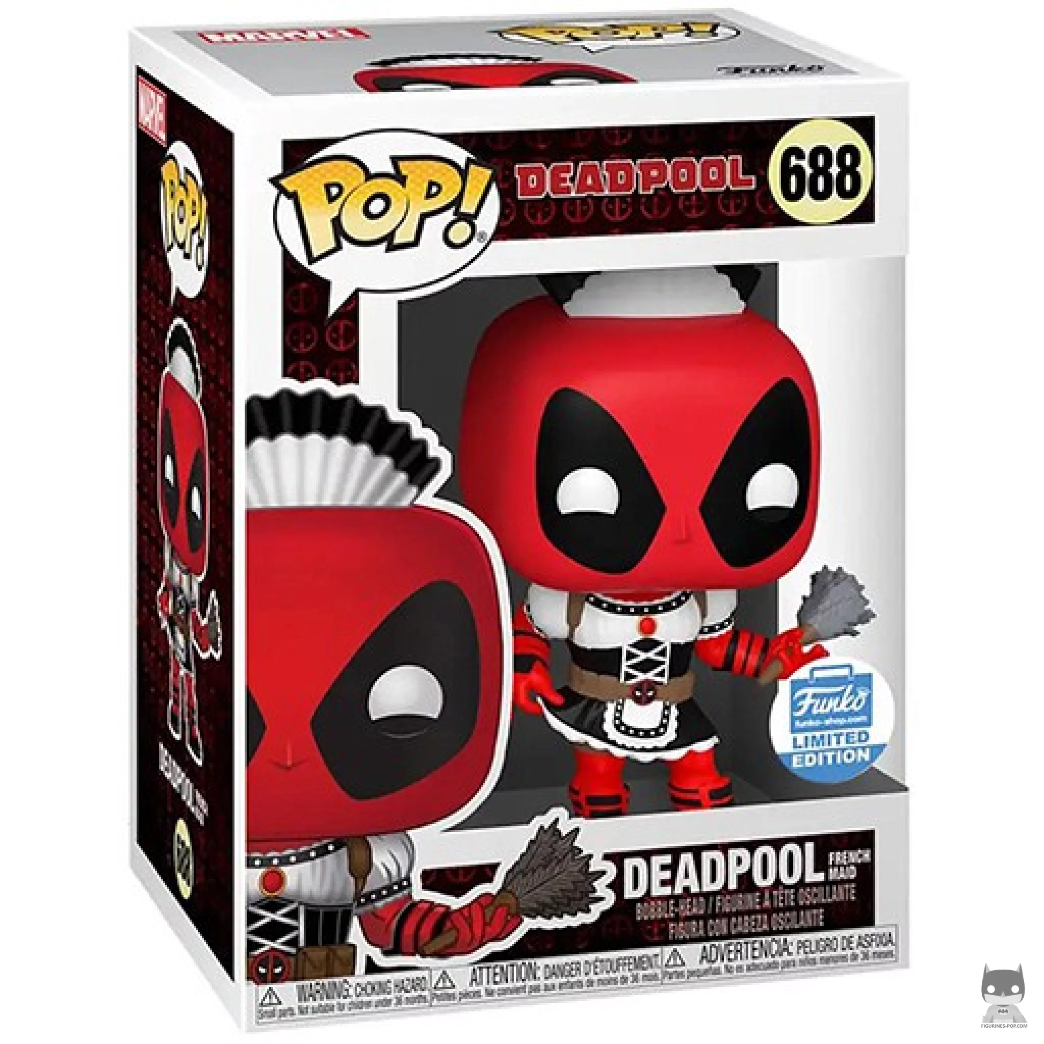 Figurine Funko POP Deadpool Domestique avec boîte