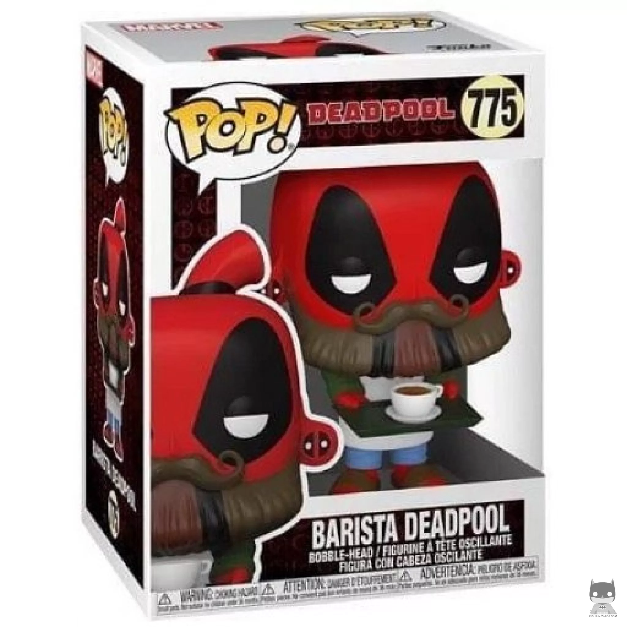 Figurine Funko POP Deadpool Barista avec boîte