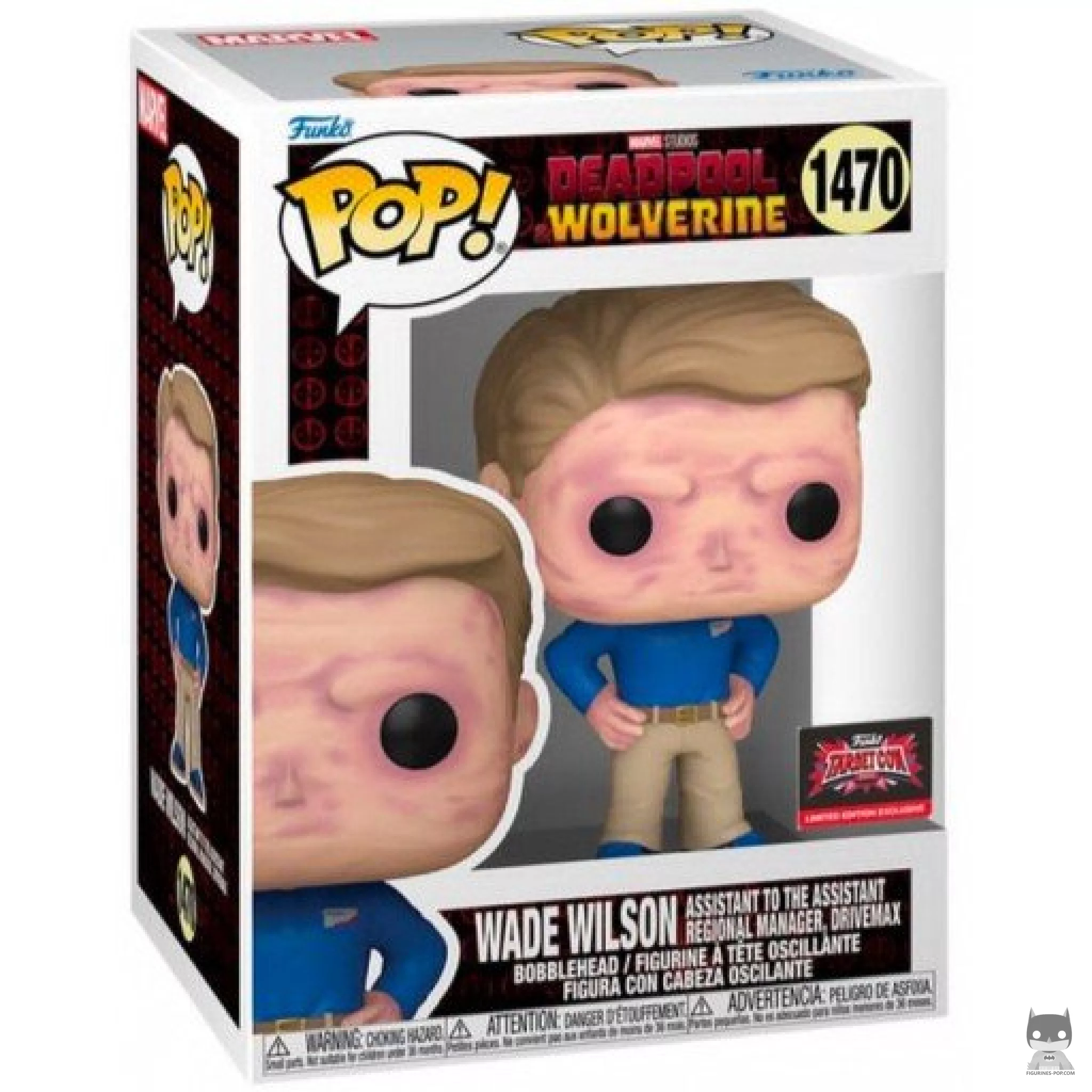 Figurine Funko POP Wade Wilson avec boîte
