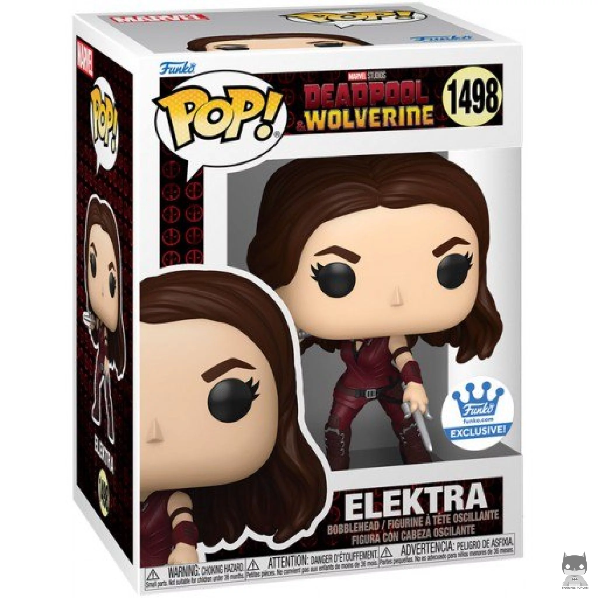 Figurine Funko POP Elektra avec boîte