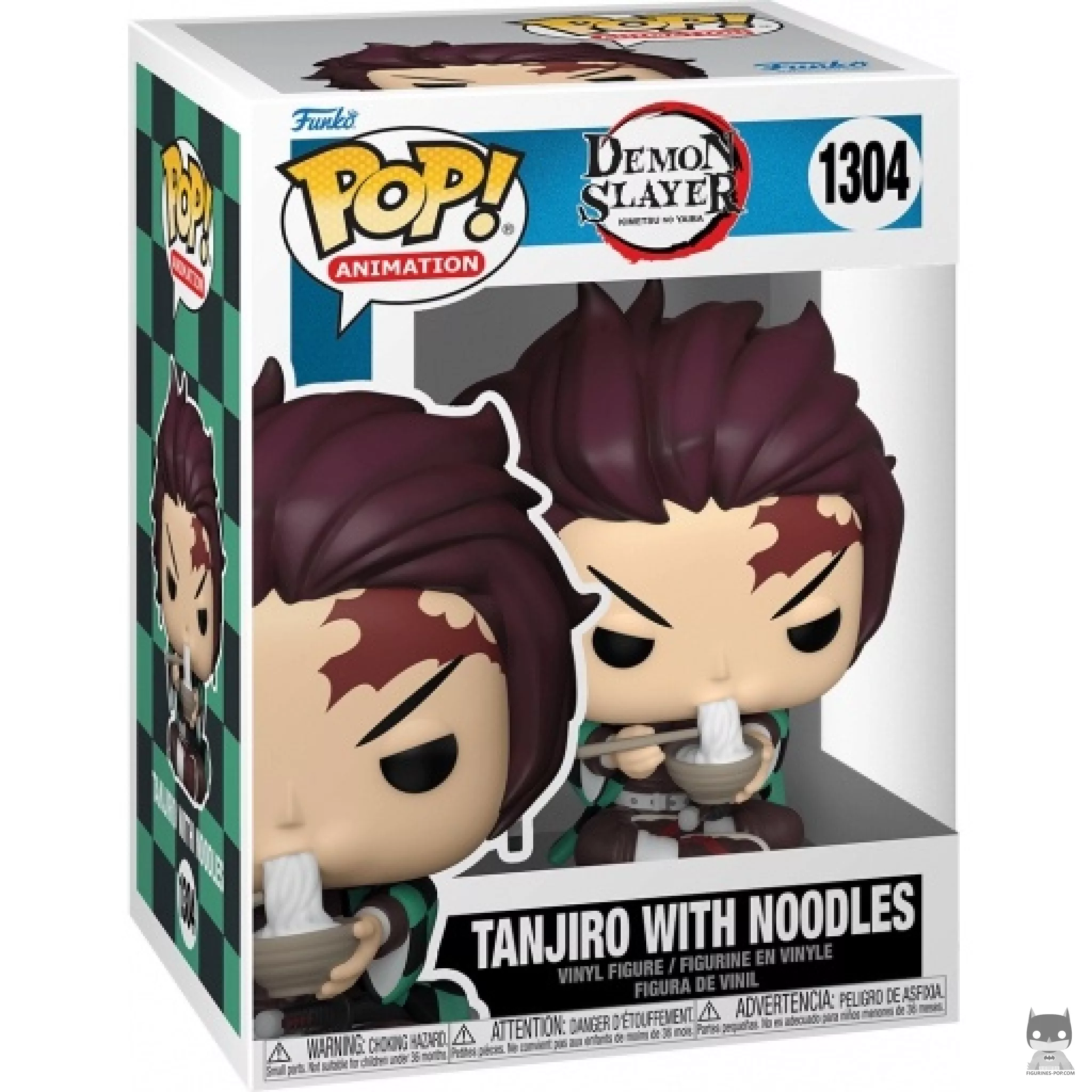 Figurine Funko POP Tanjiro avec Nouilles avec boîte