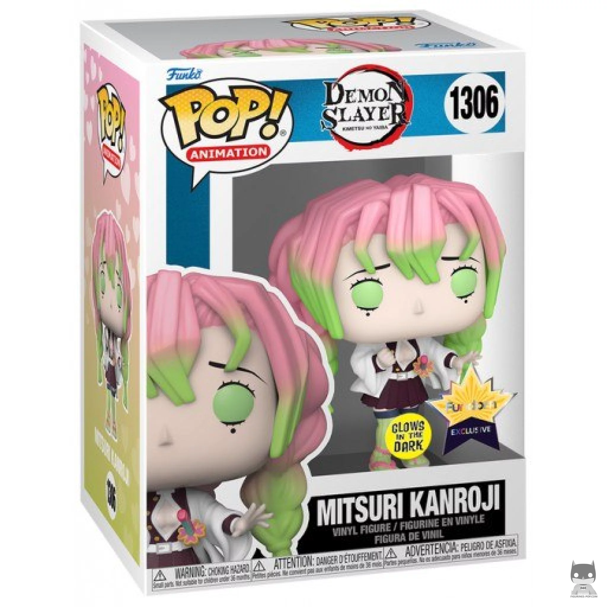 Figurine Funko POP Mitsuri Kanroji (Glow in the Dark) avec boîte