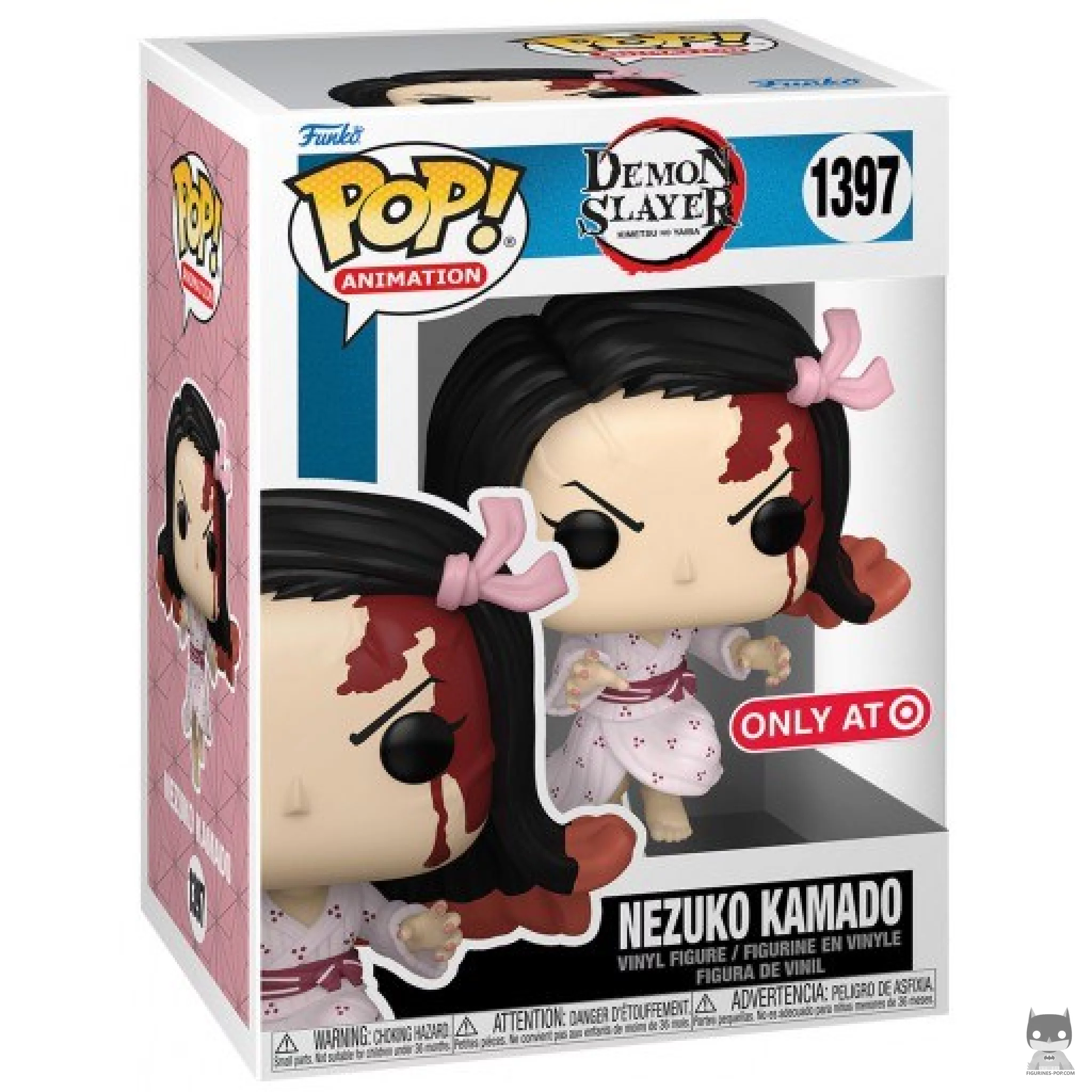 Figurine Funko POP Nezuko Kamado (Saute) avec boîte
